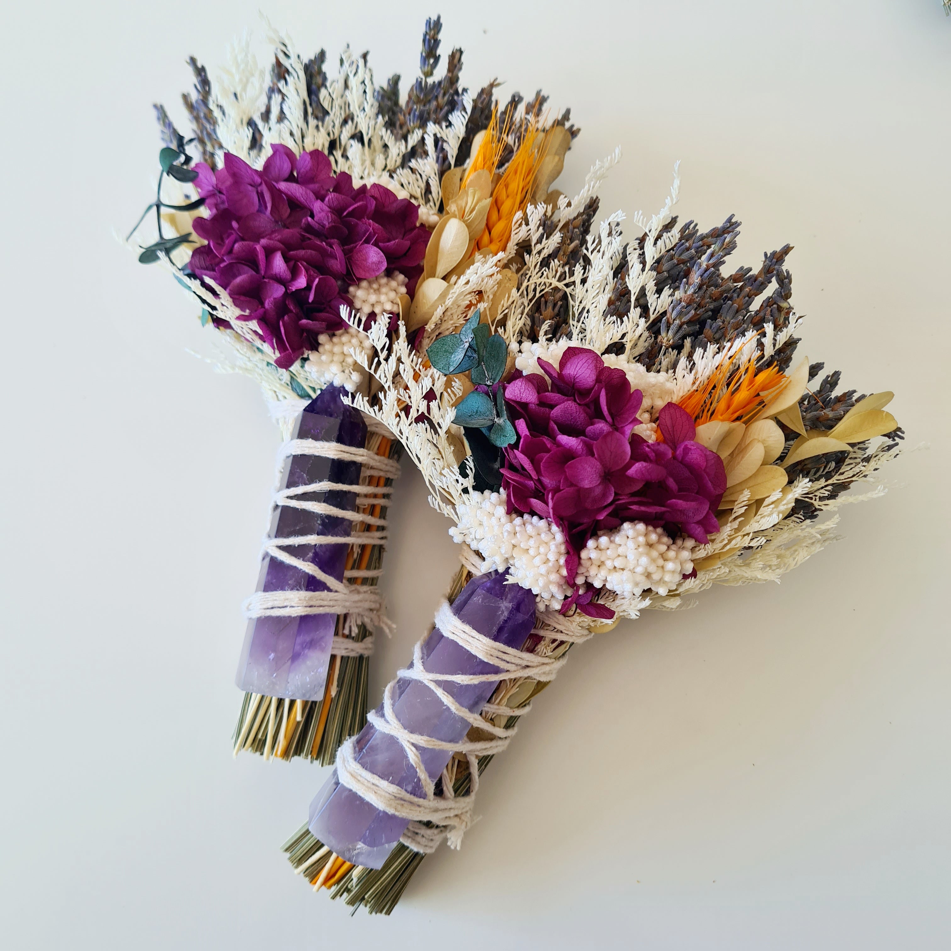 Calmness | Amethyst Flower Wand | 1 piece