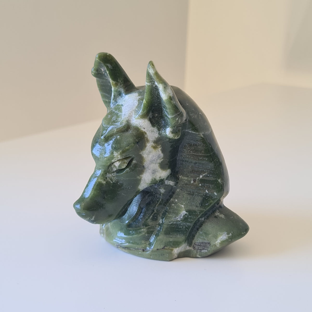 Anubis | Green Jade | Imperfect Piece