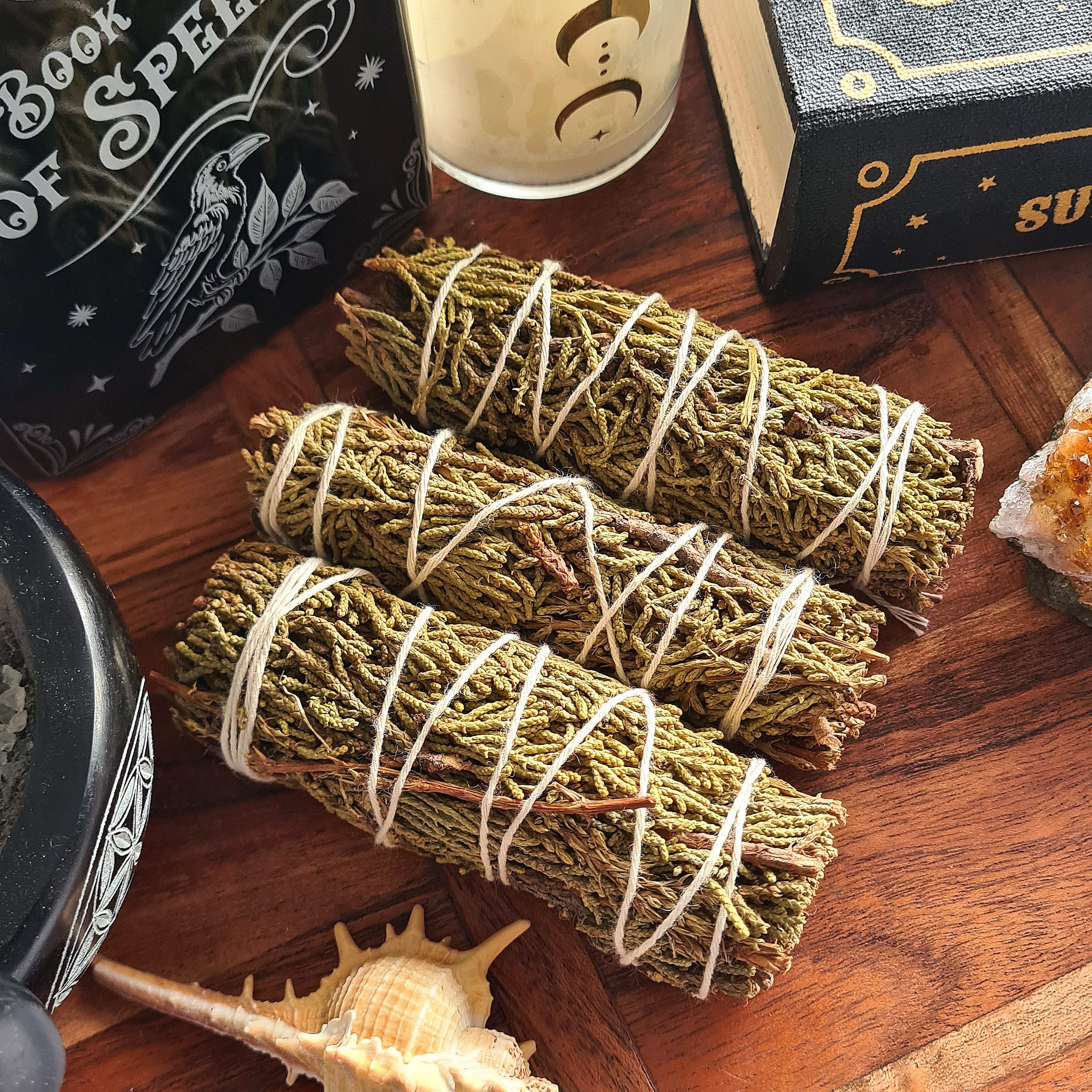 🌿 Juniper Smudge Stick | Courage, Strength & Energetic Cleanse | 1 Pc