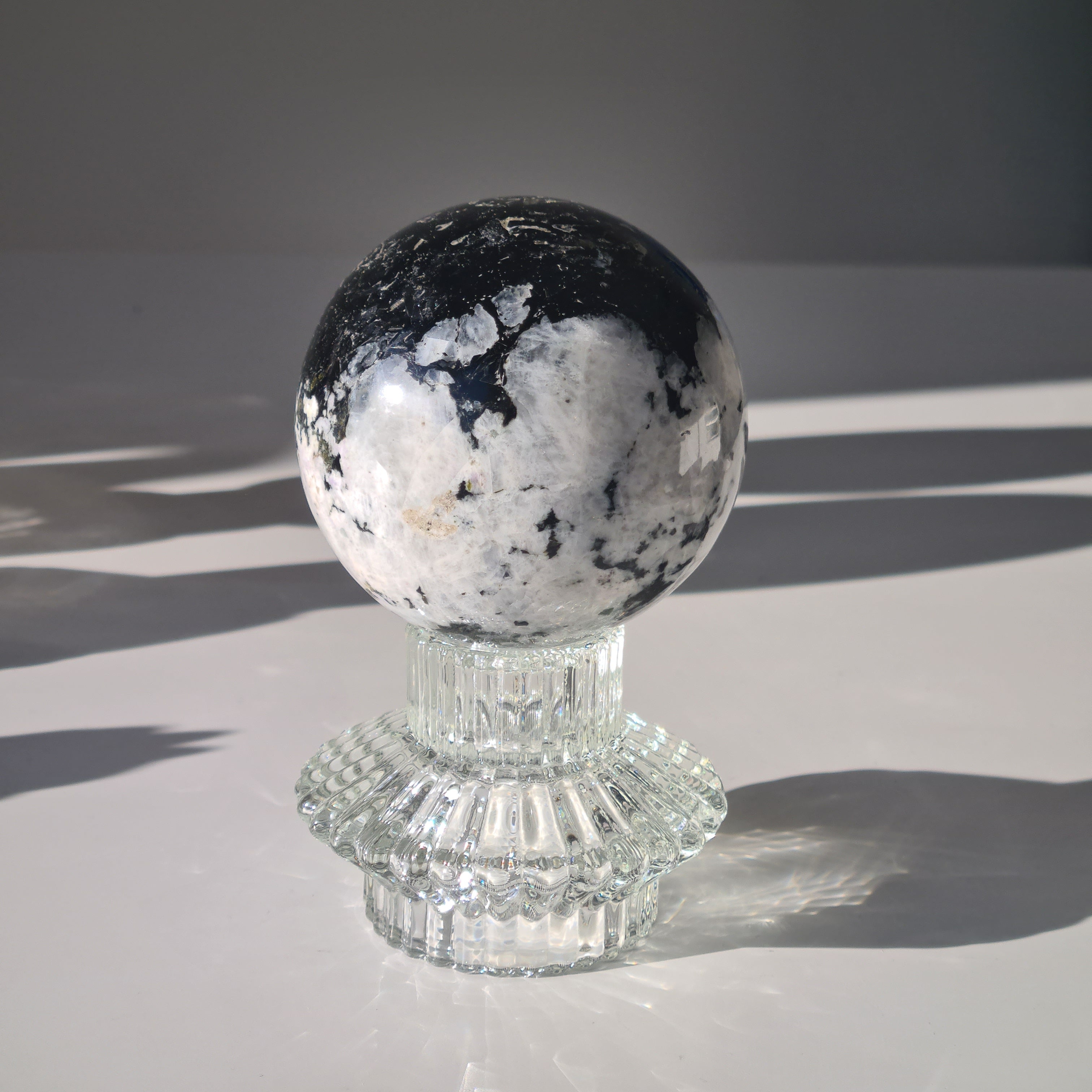 Moonstone 🌙 Sphere with stand