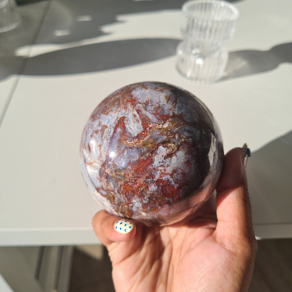 Pietersite Sphere On Stand | B