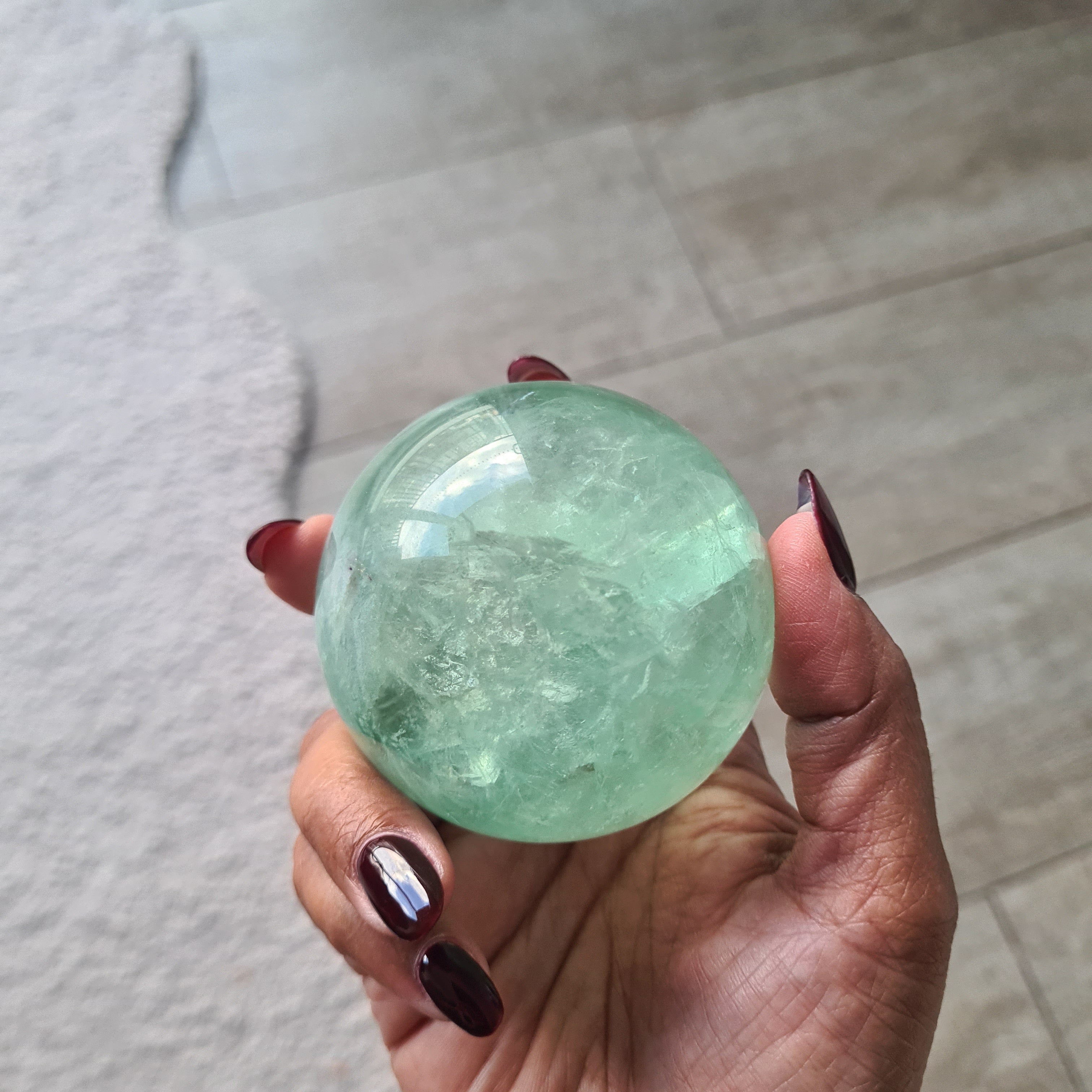 Blue Lake Fluorite with stand | C | 423 g