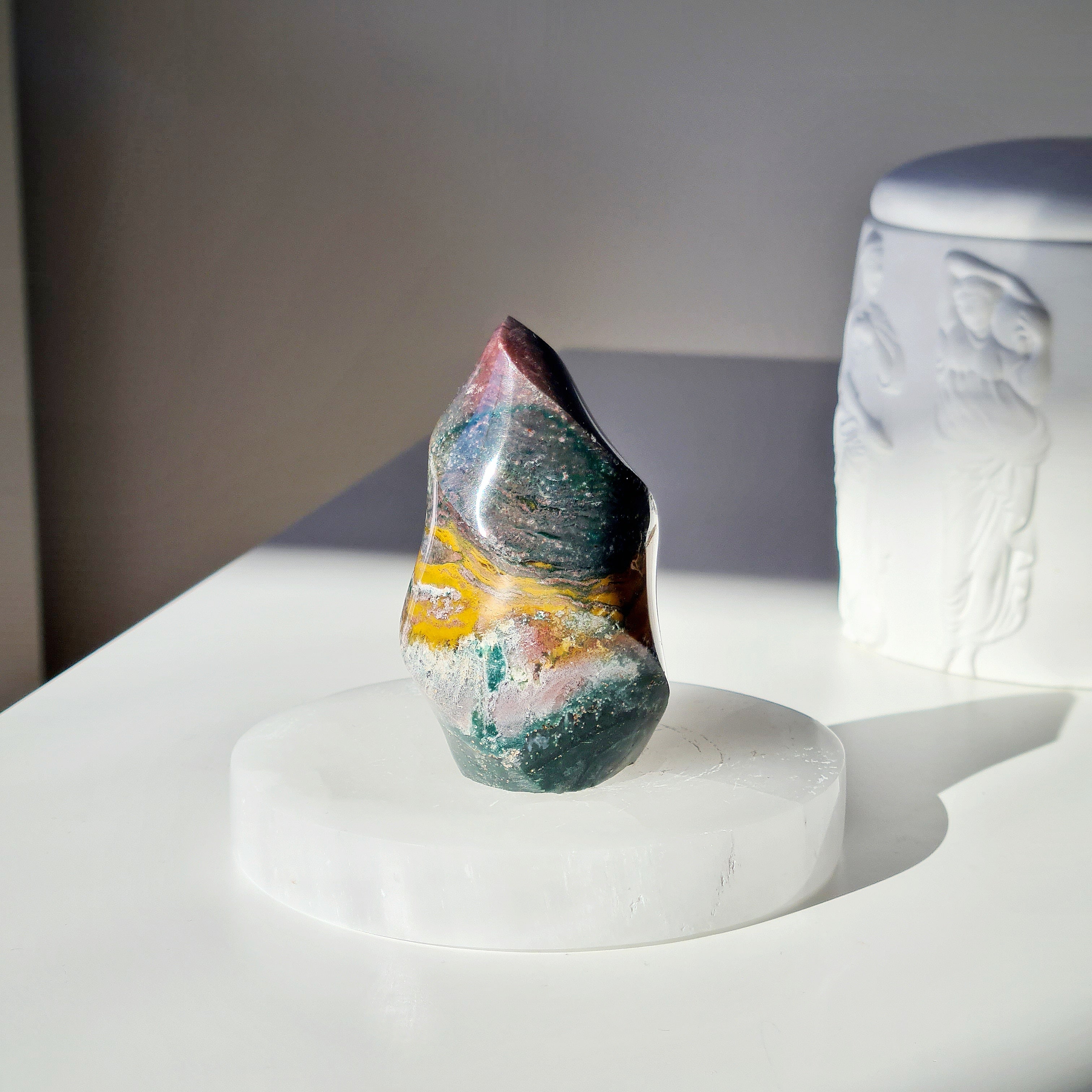 Ocean Jasper Flame | 7.5 cm tall | 143 g