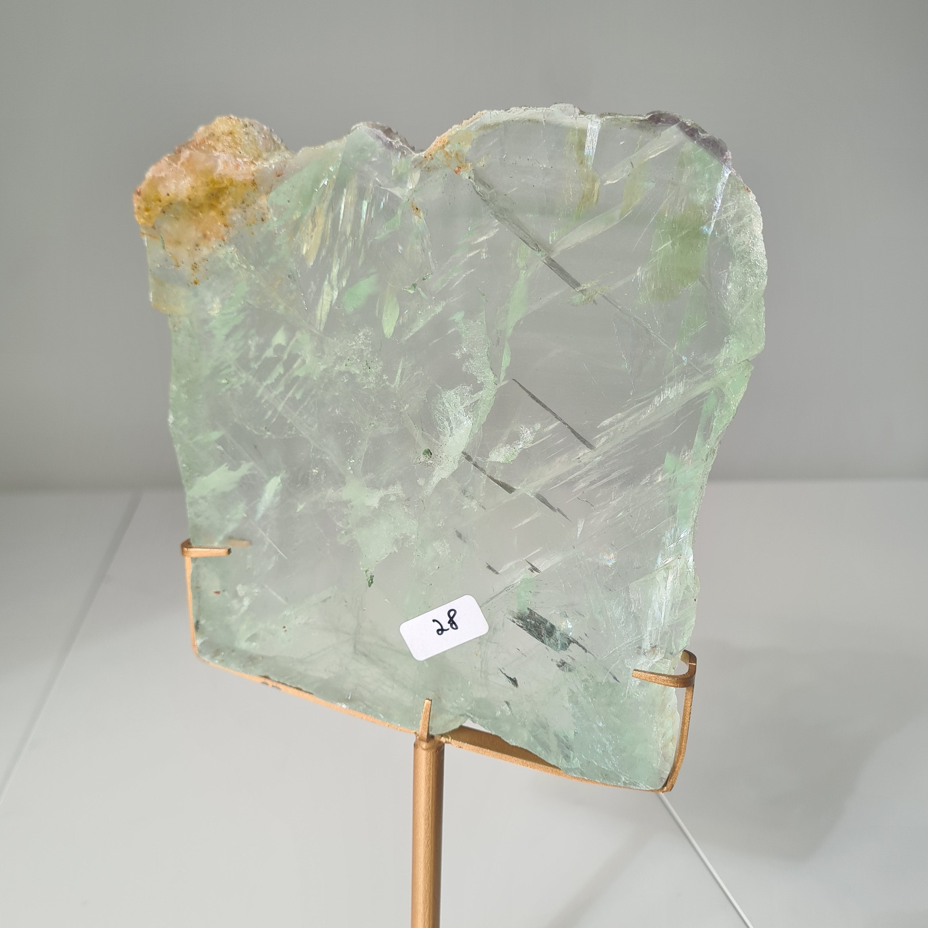Frozen Lake of Dreams Fluorite Portal on Stand | 24.5 cm with stand