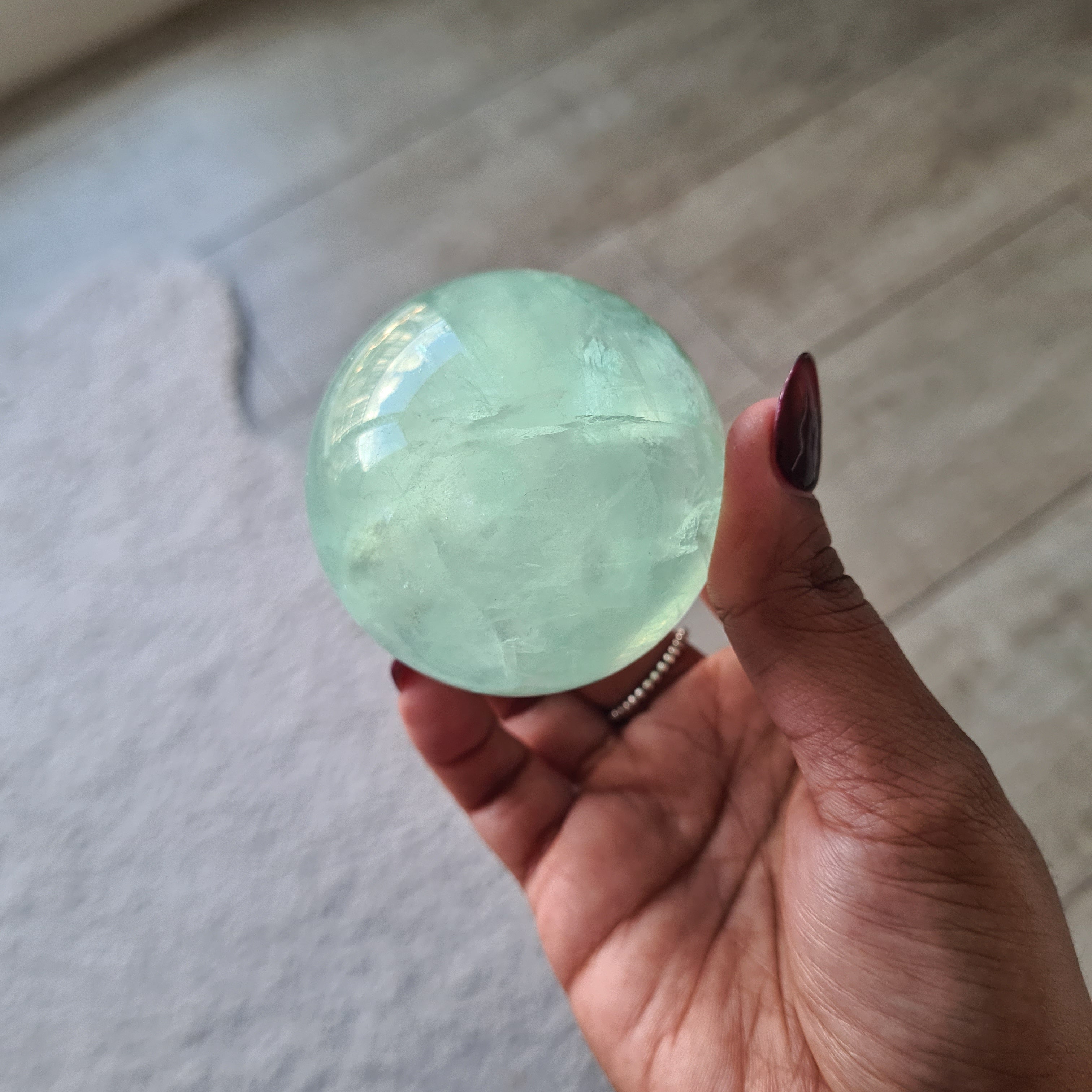Blue Lake Fluorite with stand | B | 298 g