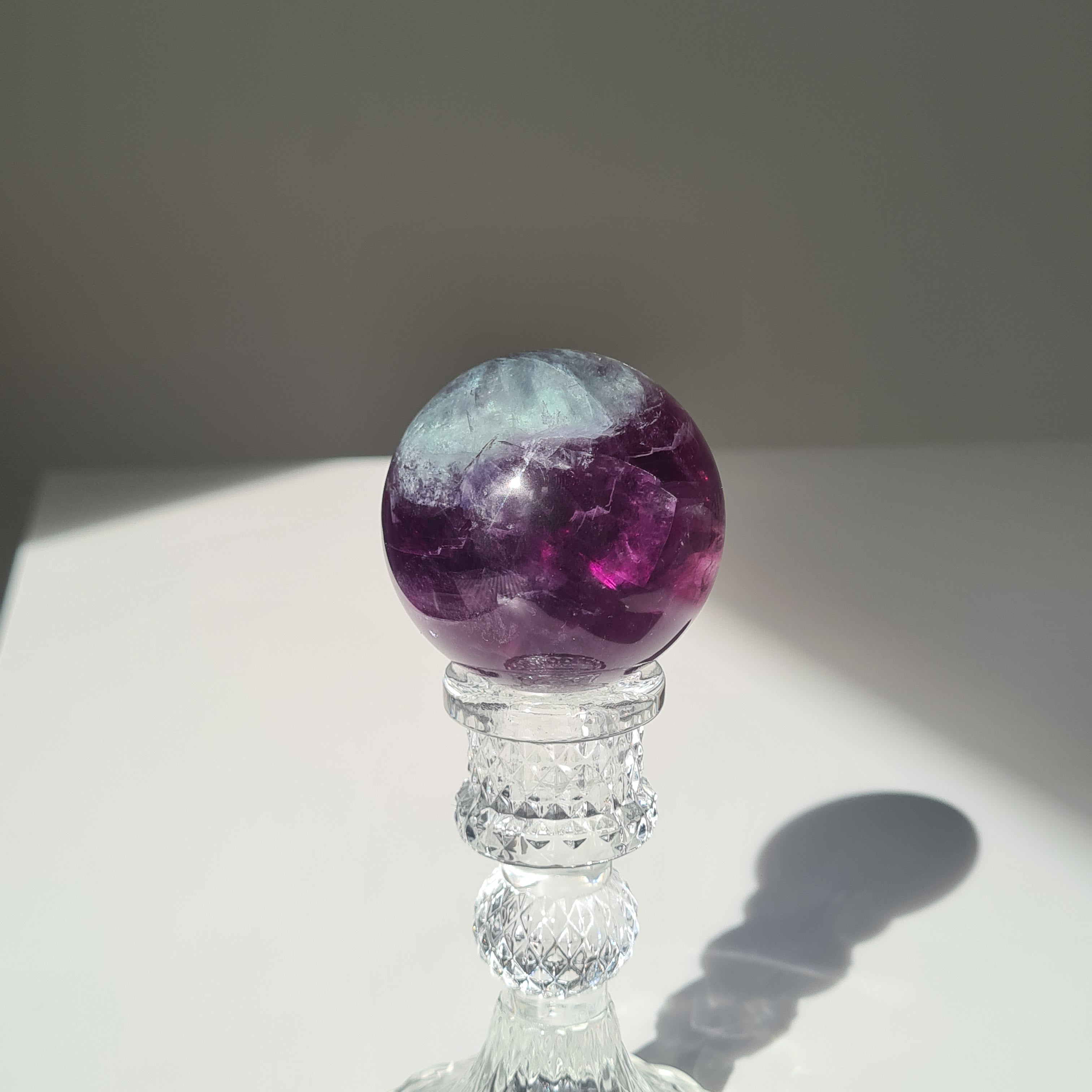 Intergalactic Fluorite with stand | F | 260 g | 5.4 cm