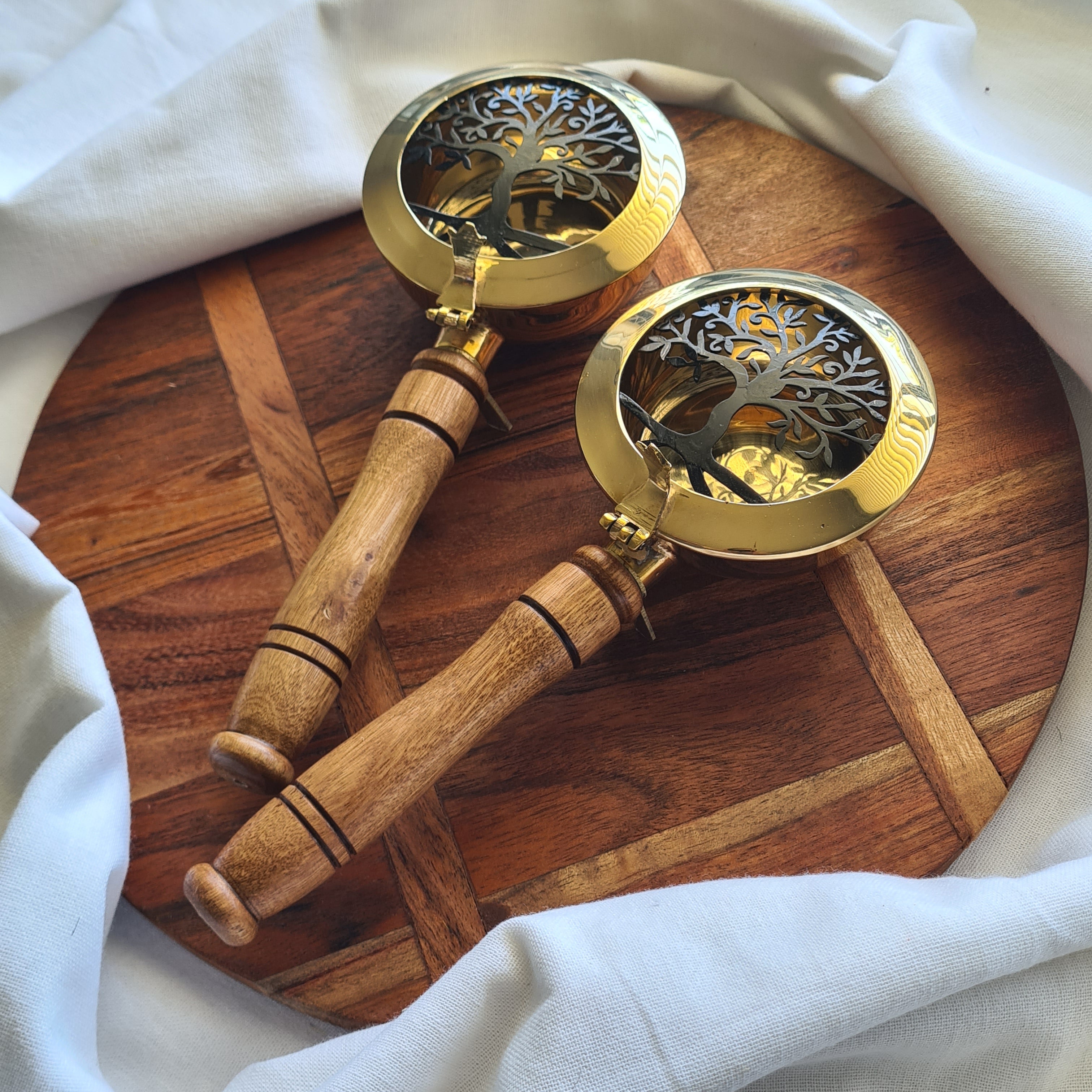 Burner with Wooden Handle | Tree Of Life