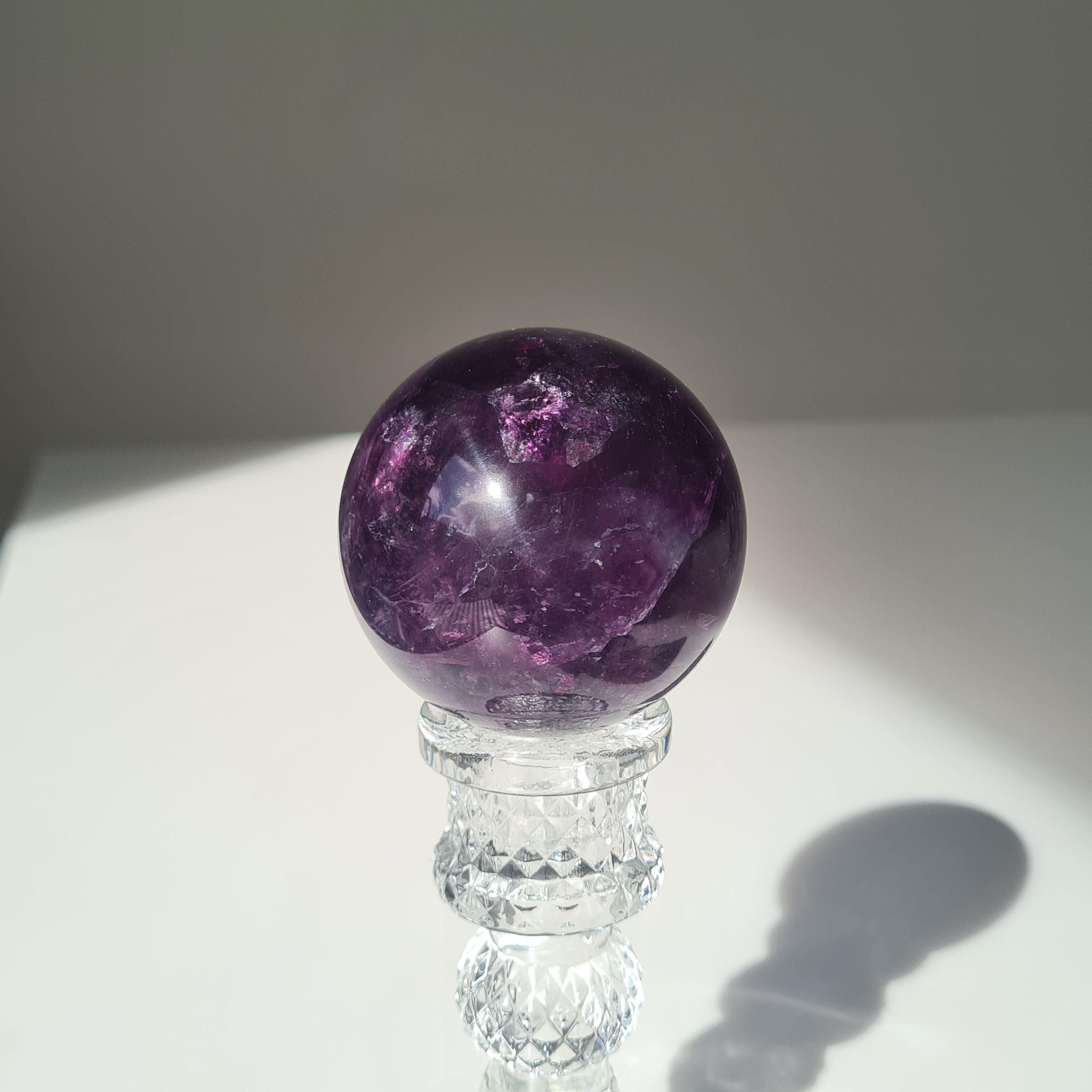 Intergalactic Fluorite with stand | E | 286 g | 5.4 cm