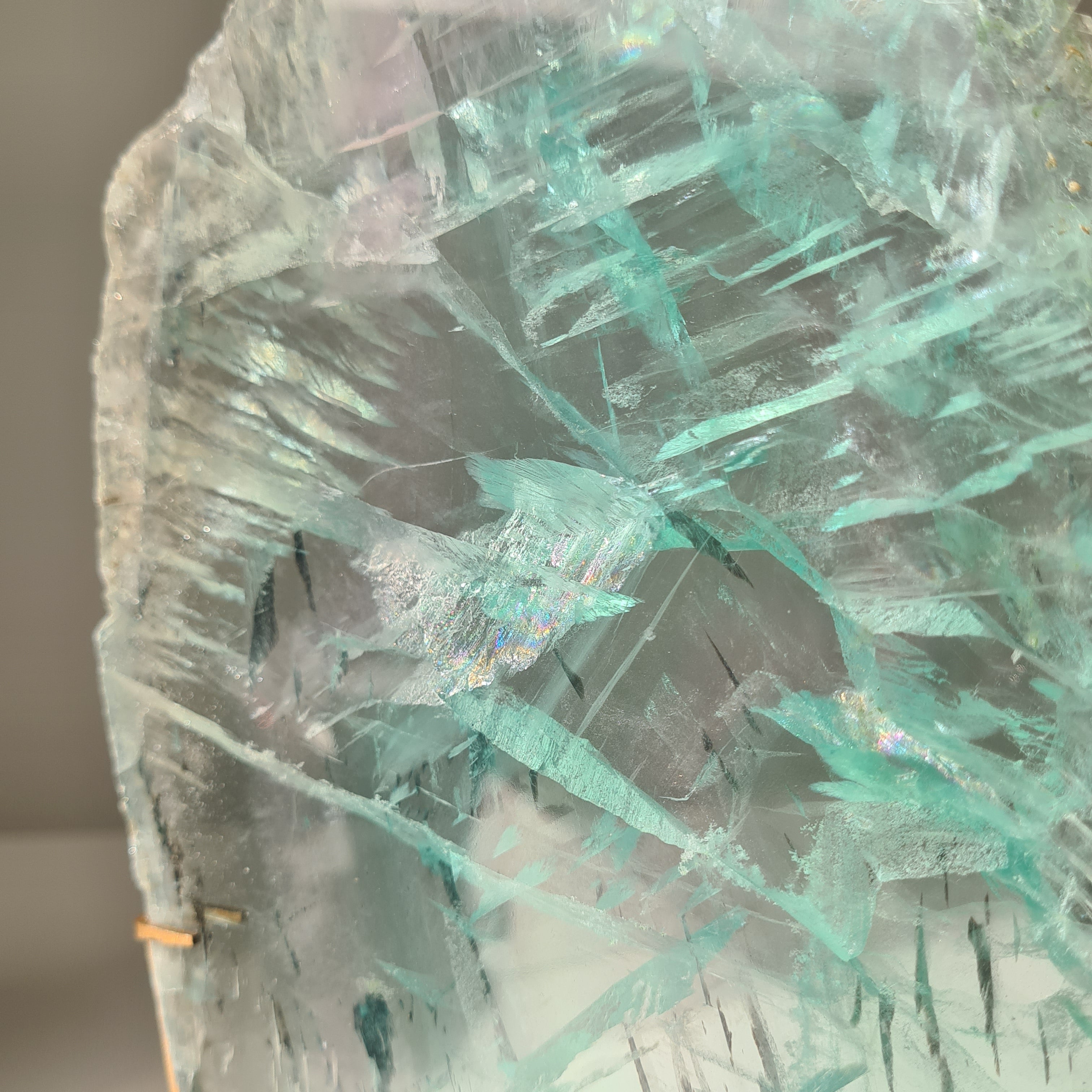 Fluorite Dream Portal On Custom Stand | 35 cm tall with stand