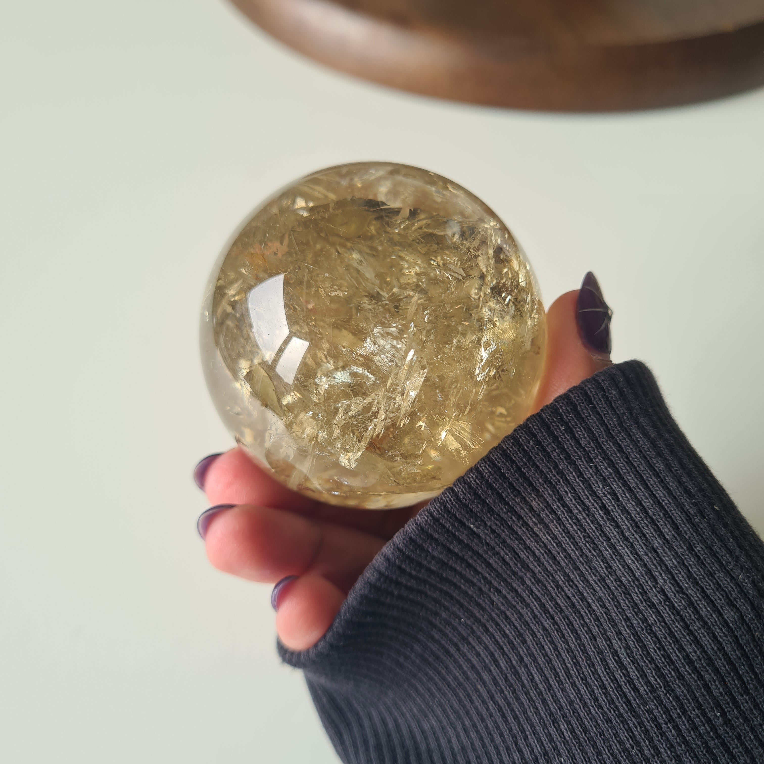 Citrine Sphere | B | 260 g | 5.4 cm