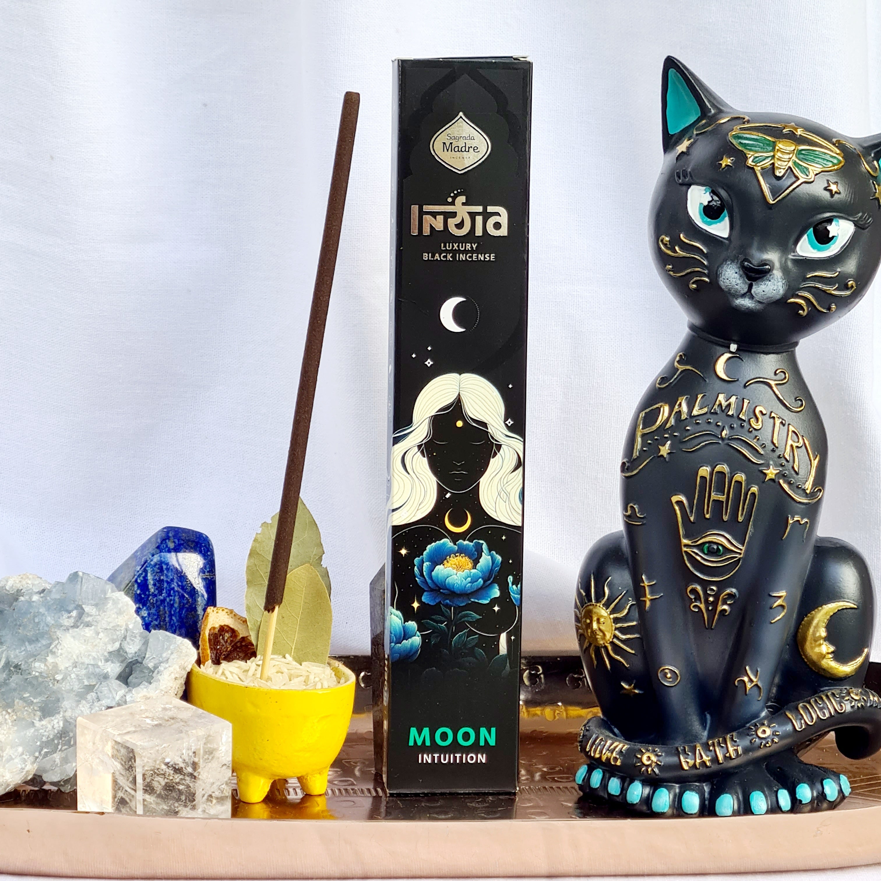 MOON | INTUITION | Luxury Black Incense