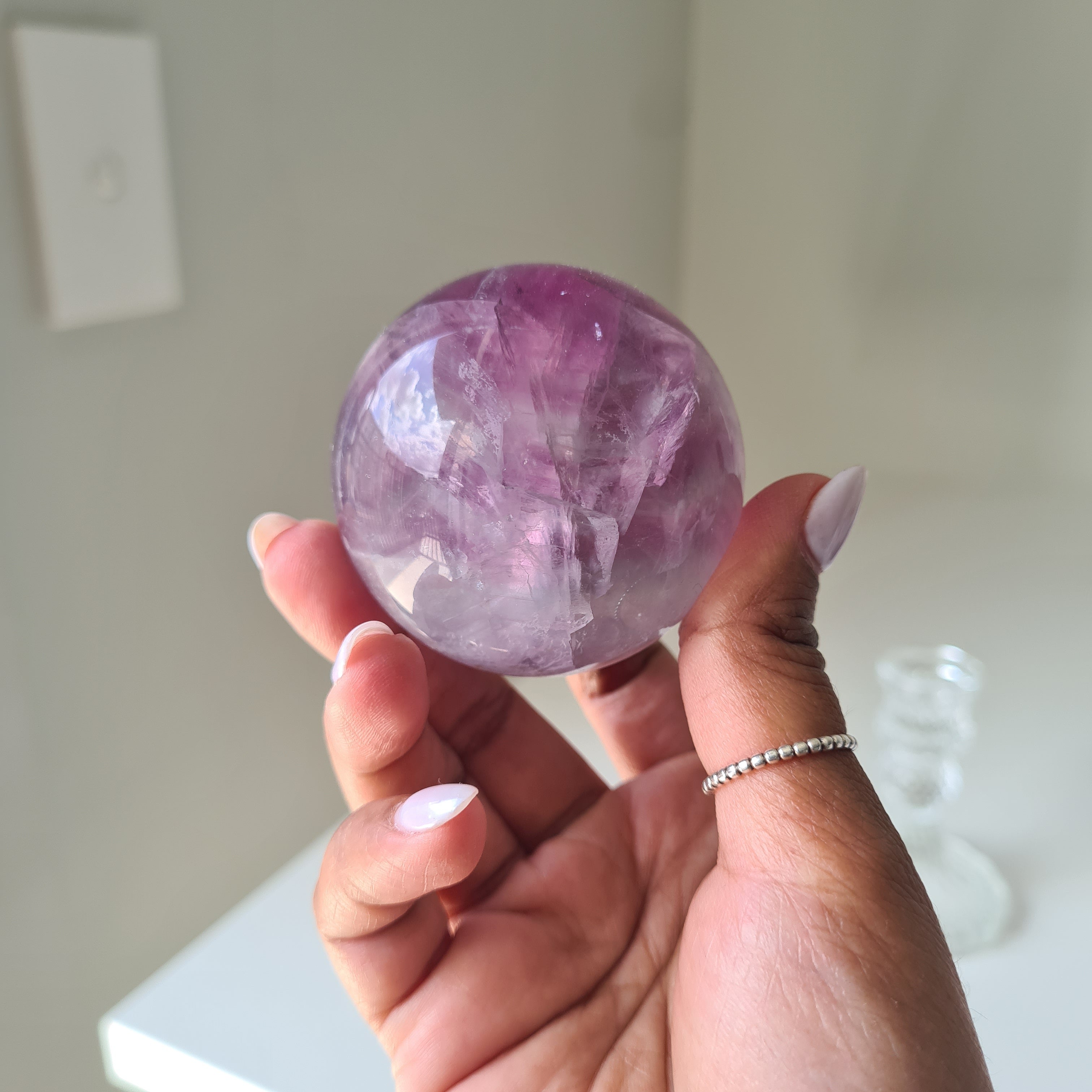Intergalactic Fluorite with stand | h | 5.4 cm