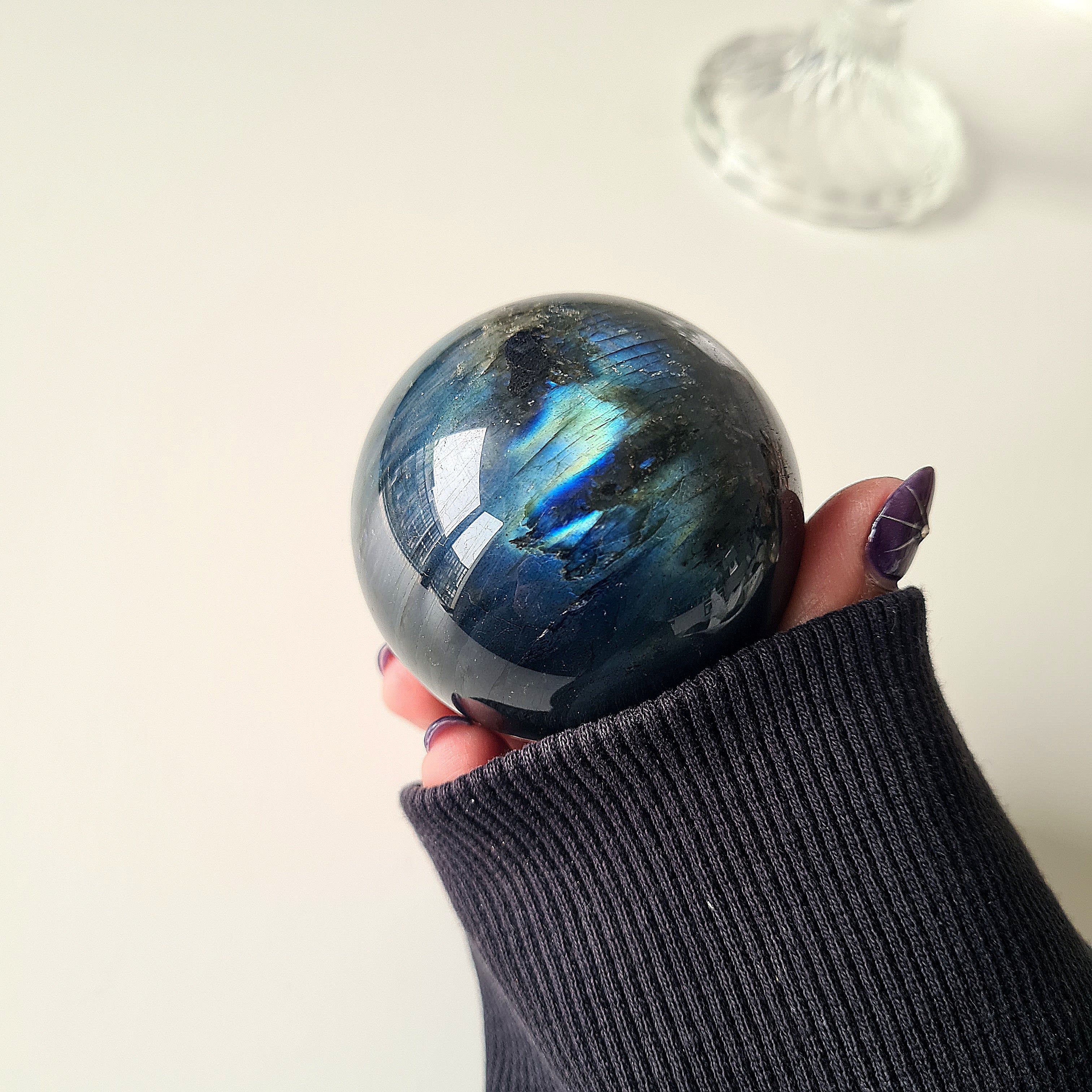 Labradorite Sphere With Stand | C