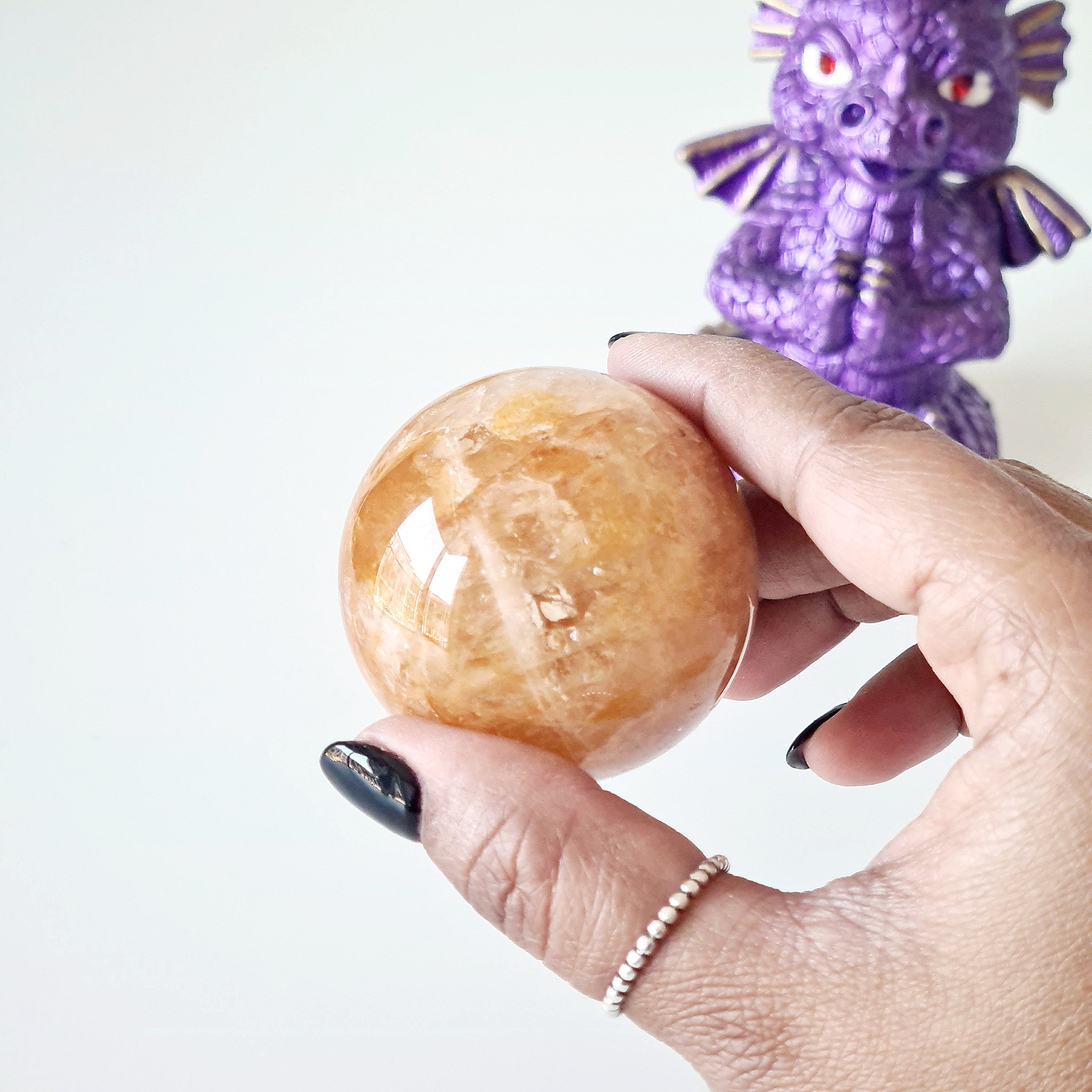 Golden healer sphere on dragon stand
