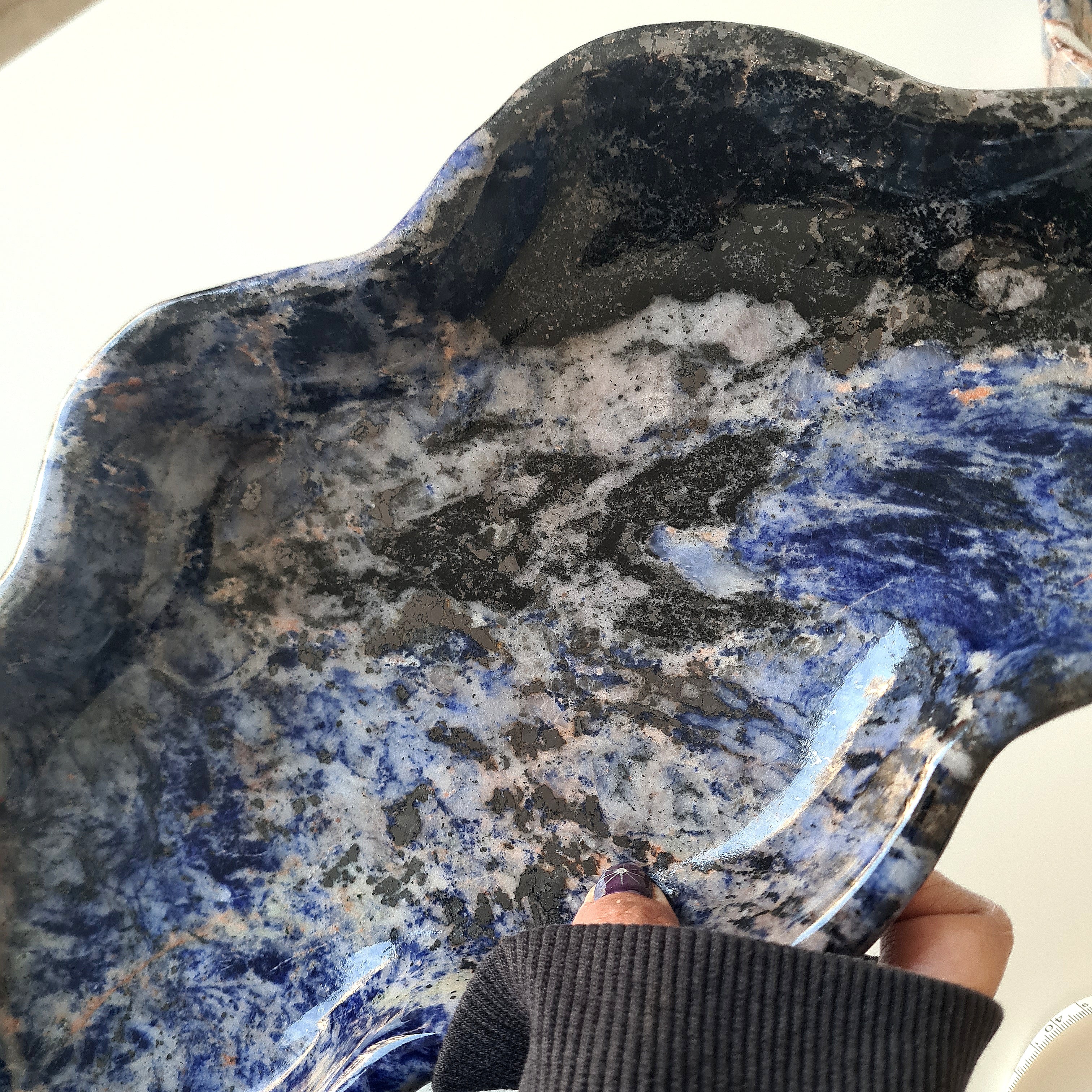 Sodalite Crystal Bowl | XL | Appx 30 cm