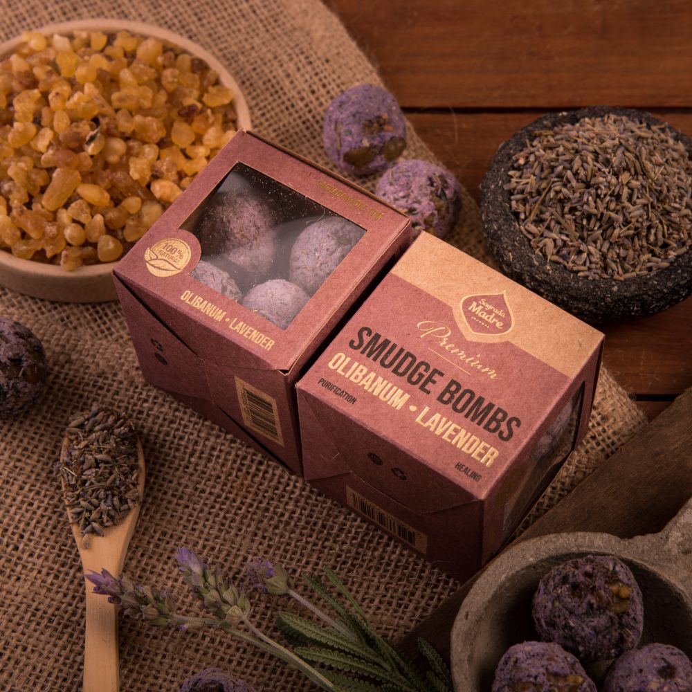 Calmness | Smudge Bomb Premium X8 Olibanum and Lavender