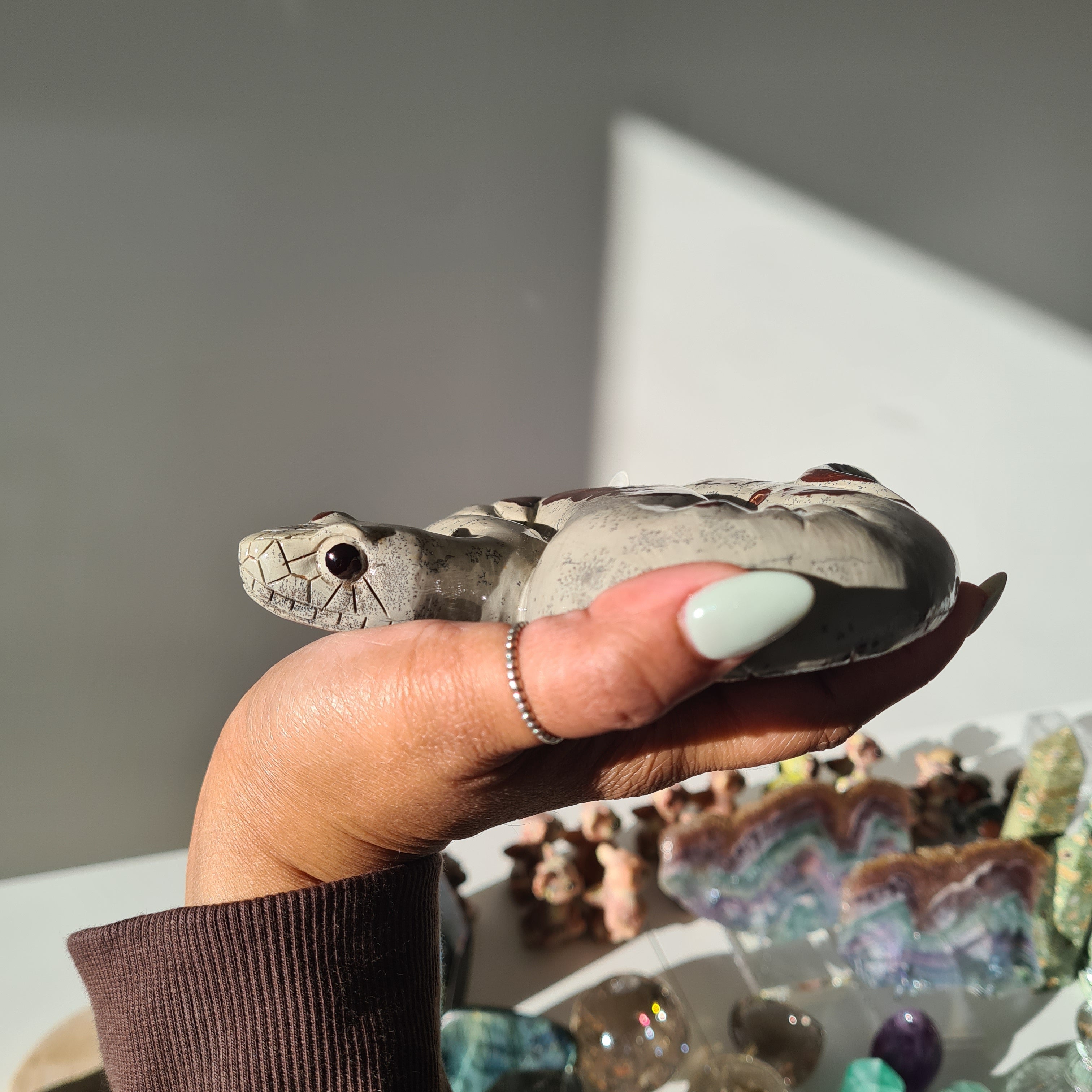 Jasper Serpent | 680 g | 17 cm