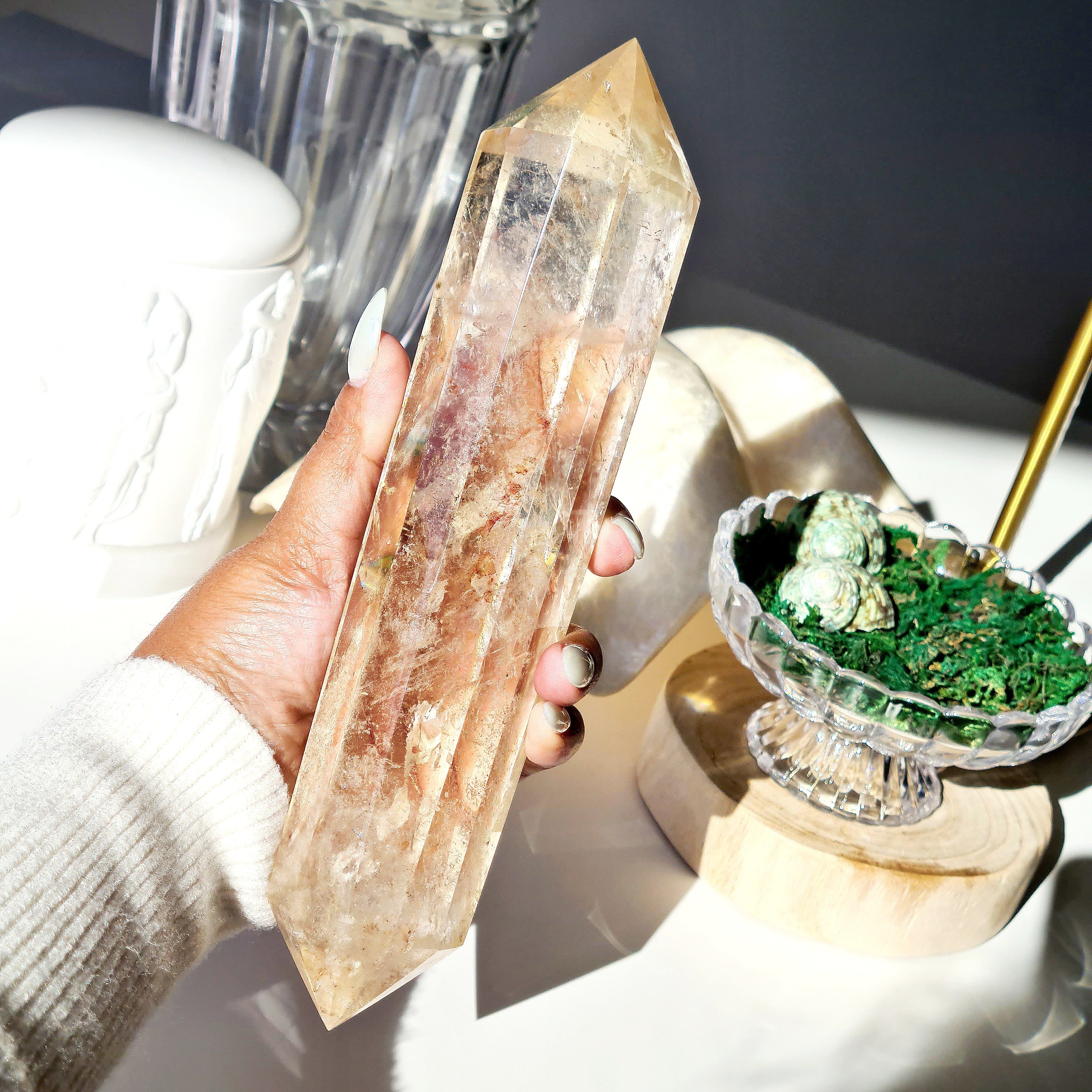 Citrine | Vogel | 21 cm long