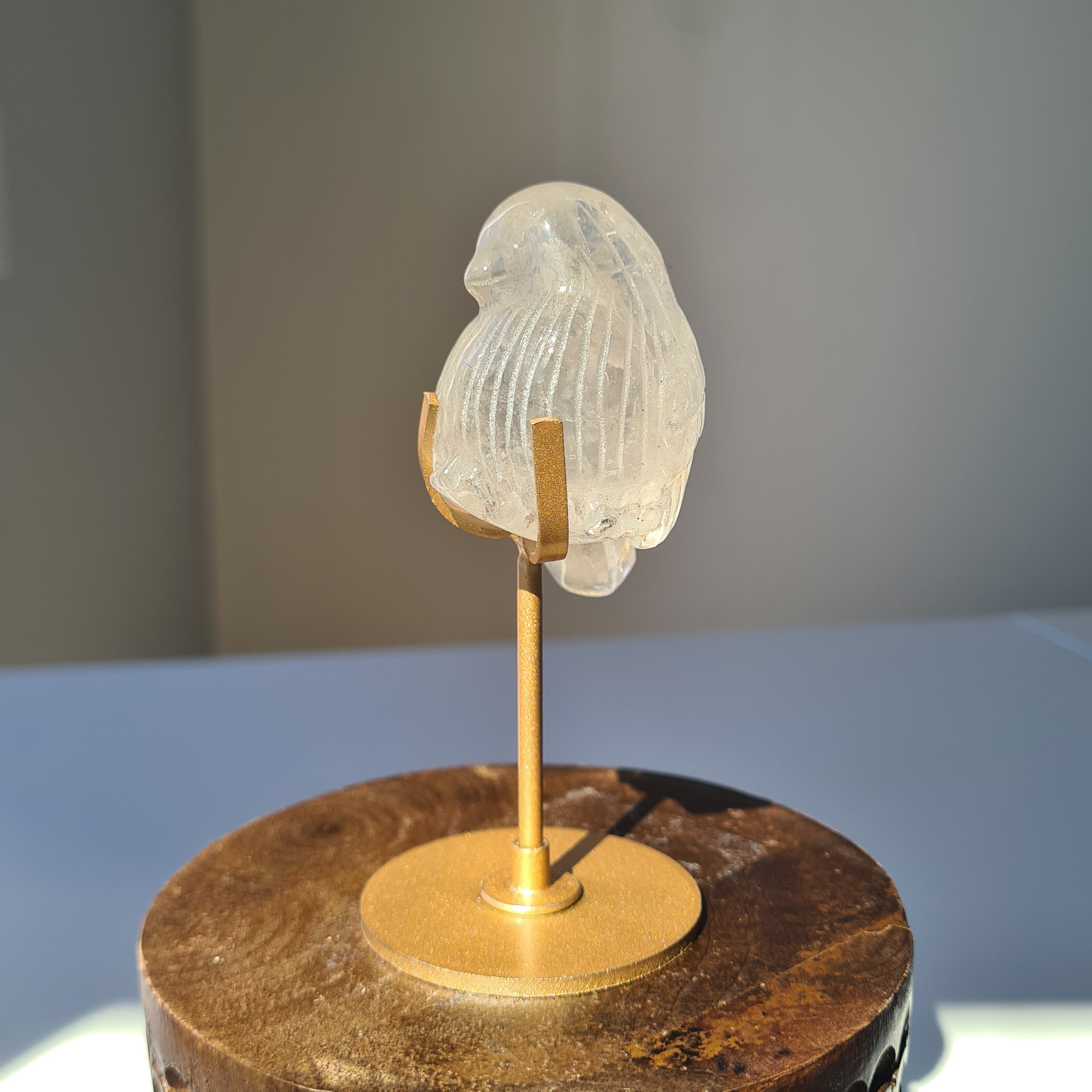 Quartz Bird π¦ On Stand | Appx 6.5 cm