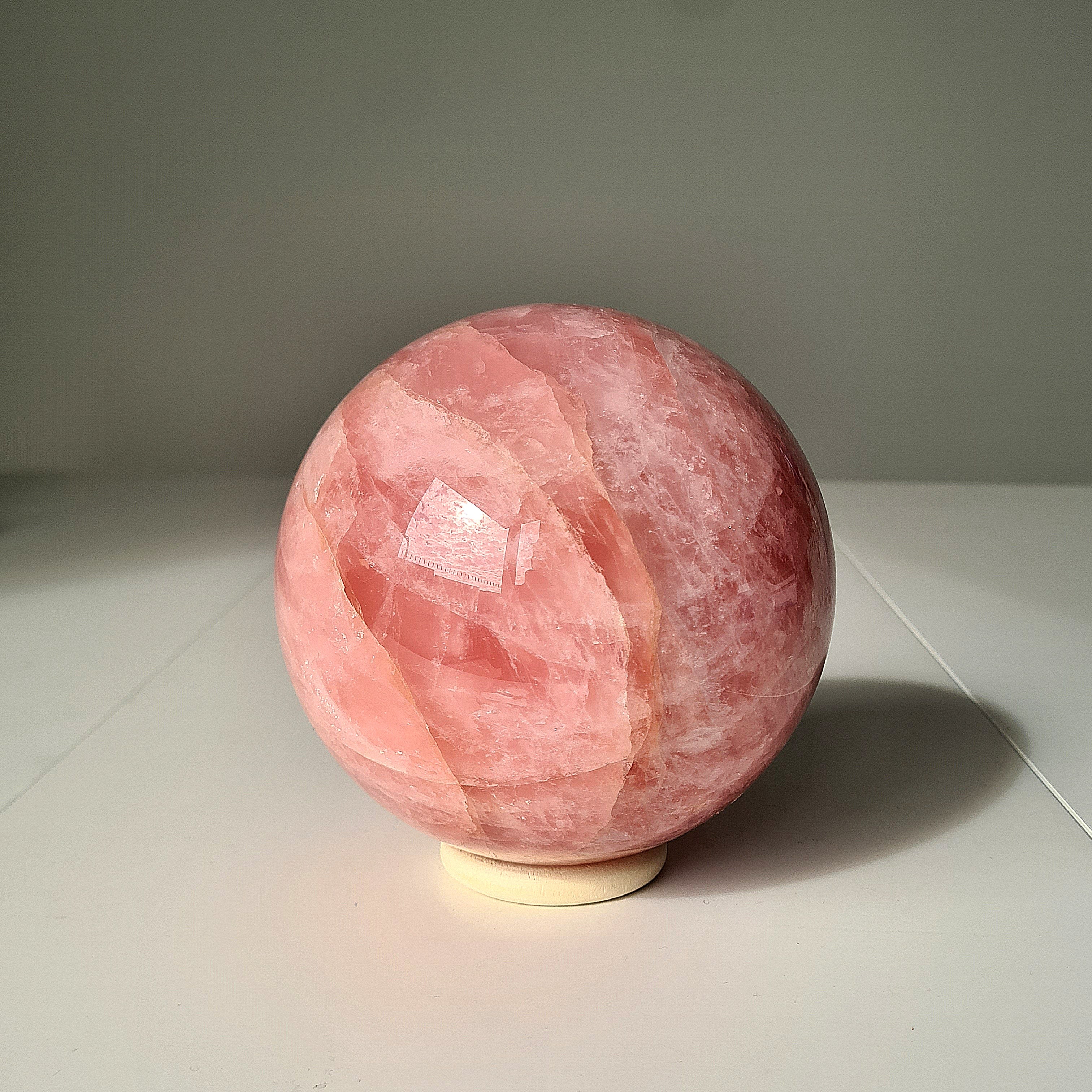 Rose Quartz Sphere🌹 | 2.27 kg | 11 cm