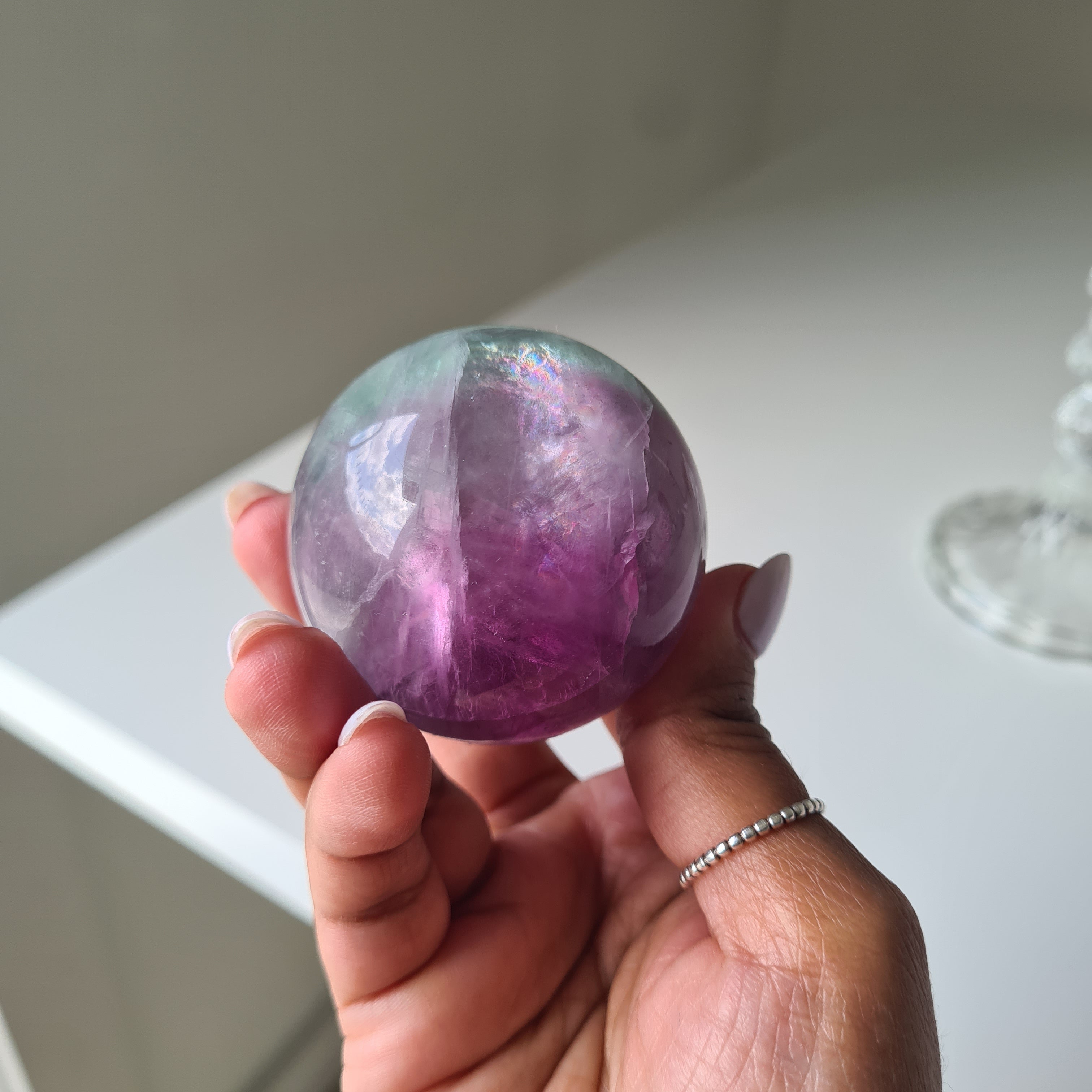 Intergalactic Fluorite with stand | c | 5.1 cm