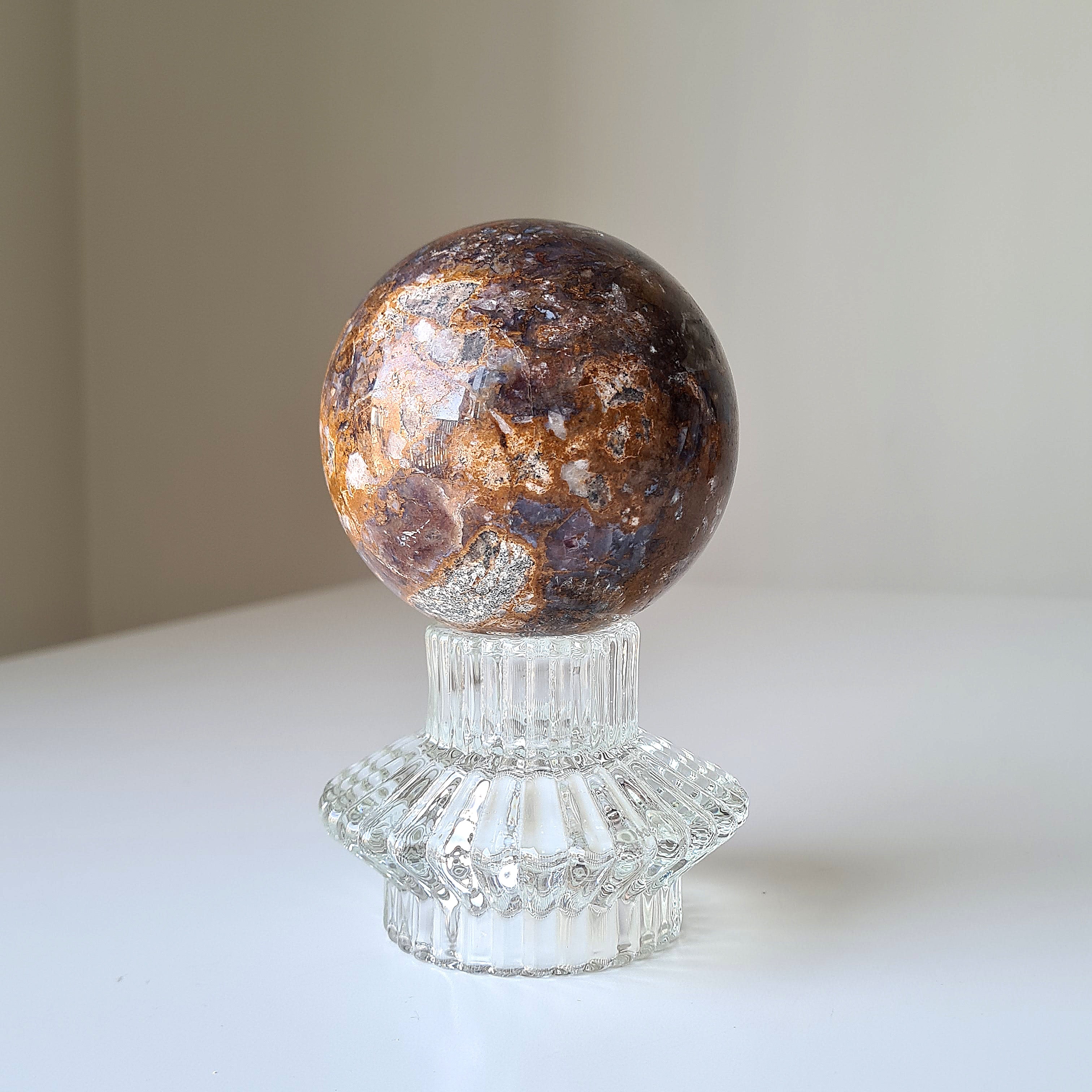 Pietersite Sphere On Stand | A | Appx 500 g | 7.3 cm