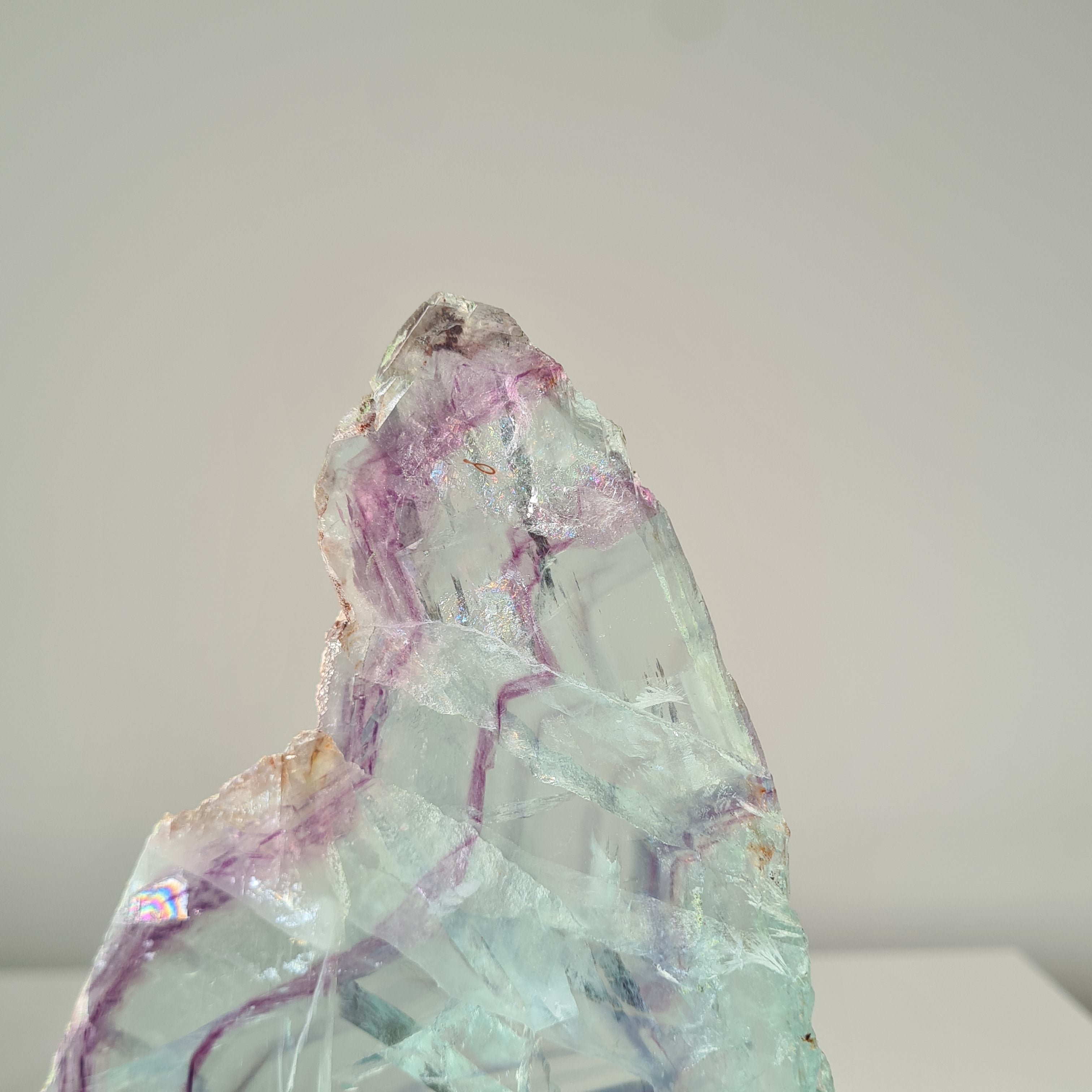 Fluorite Dream Portal On Custom Stand | 33 cm tall with stand