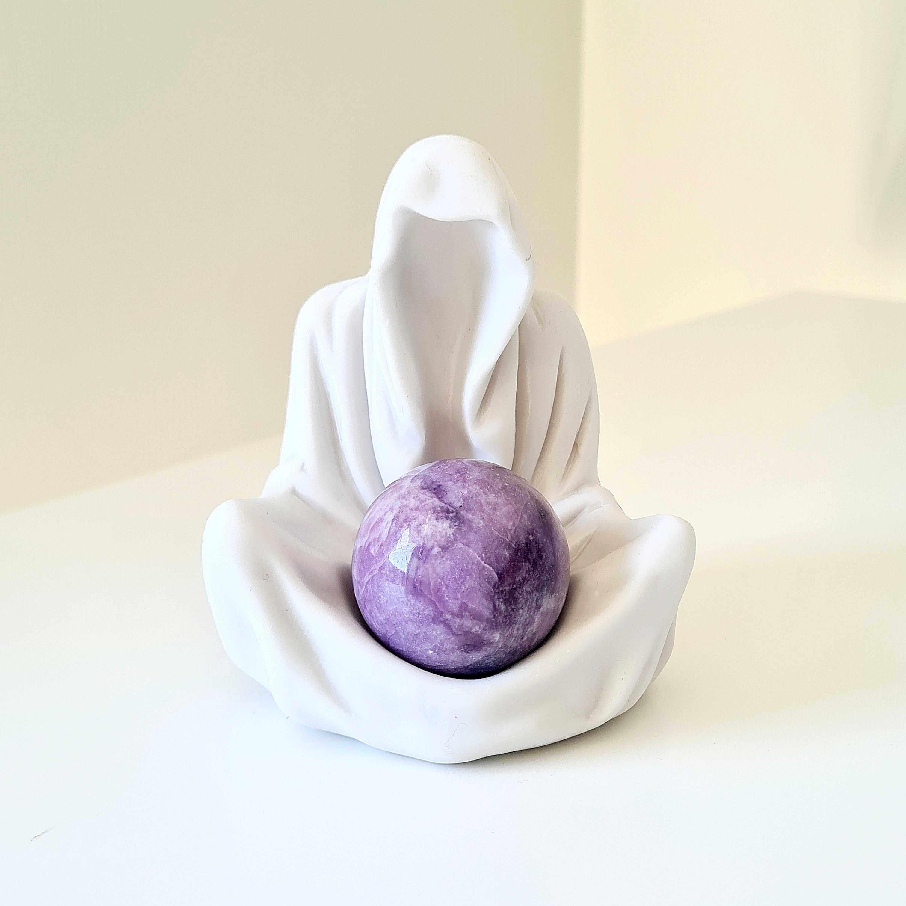 Gate Keeper with Lepidolite Sphere