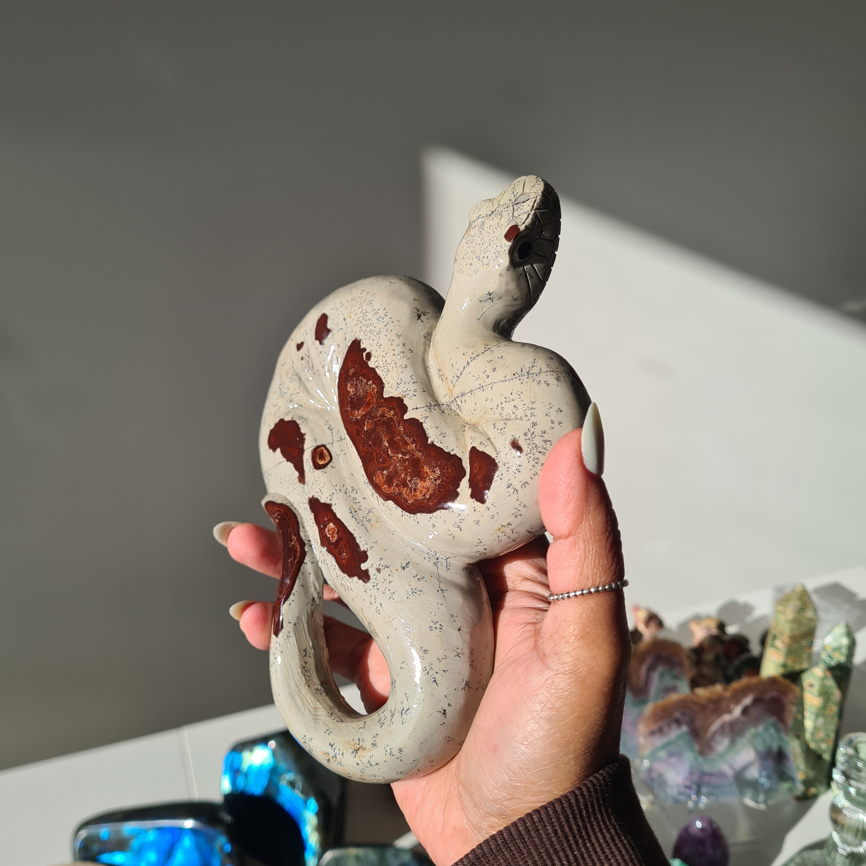 Jasper Serpent | 680 g | 17 cm