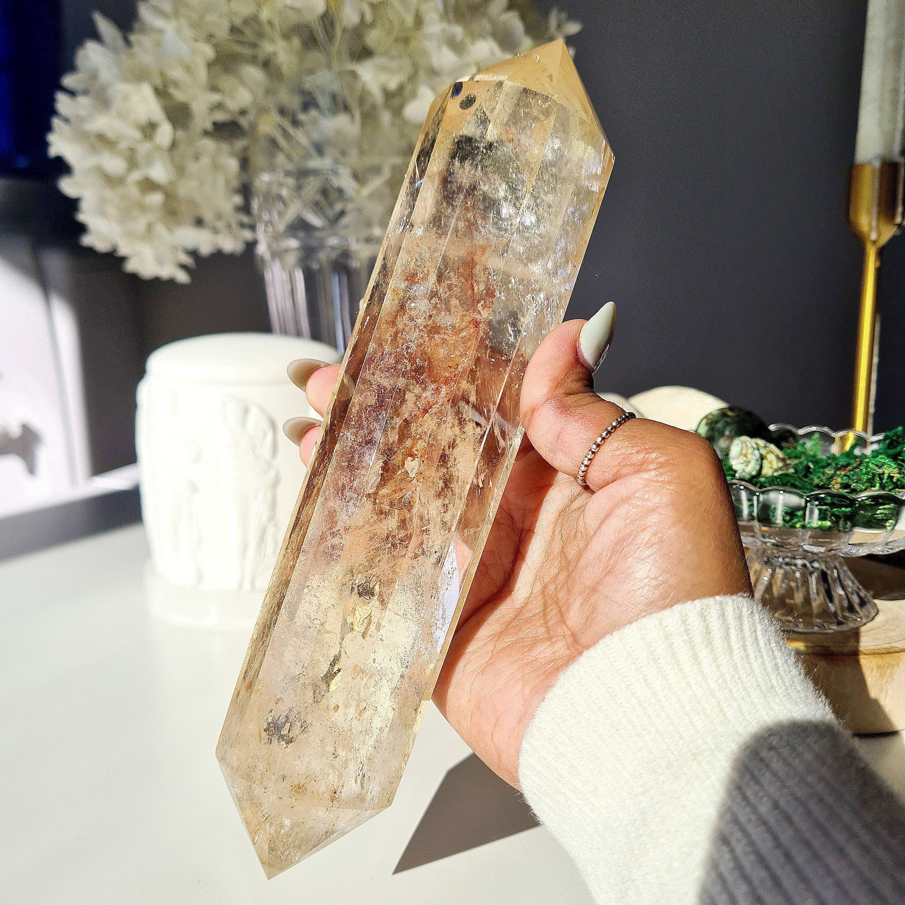 Citrine | Vogel | 21 cm long