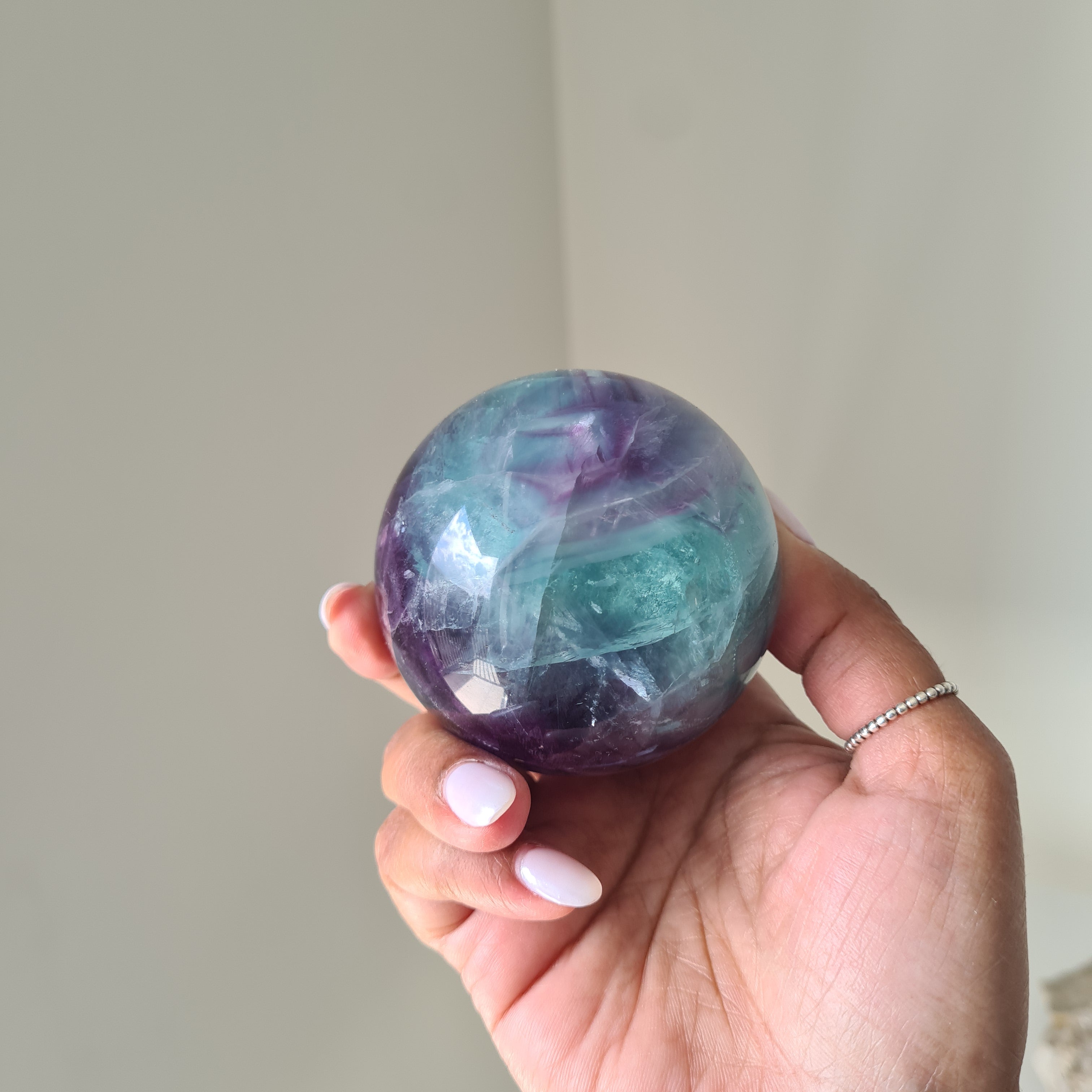 Intergalactic Fluorite with stand | k | 6.3 cm
