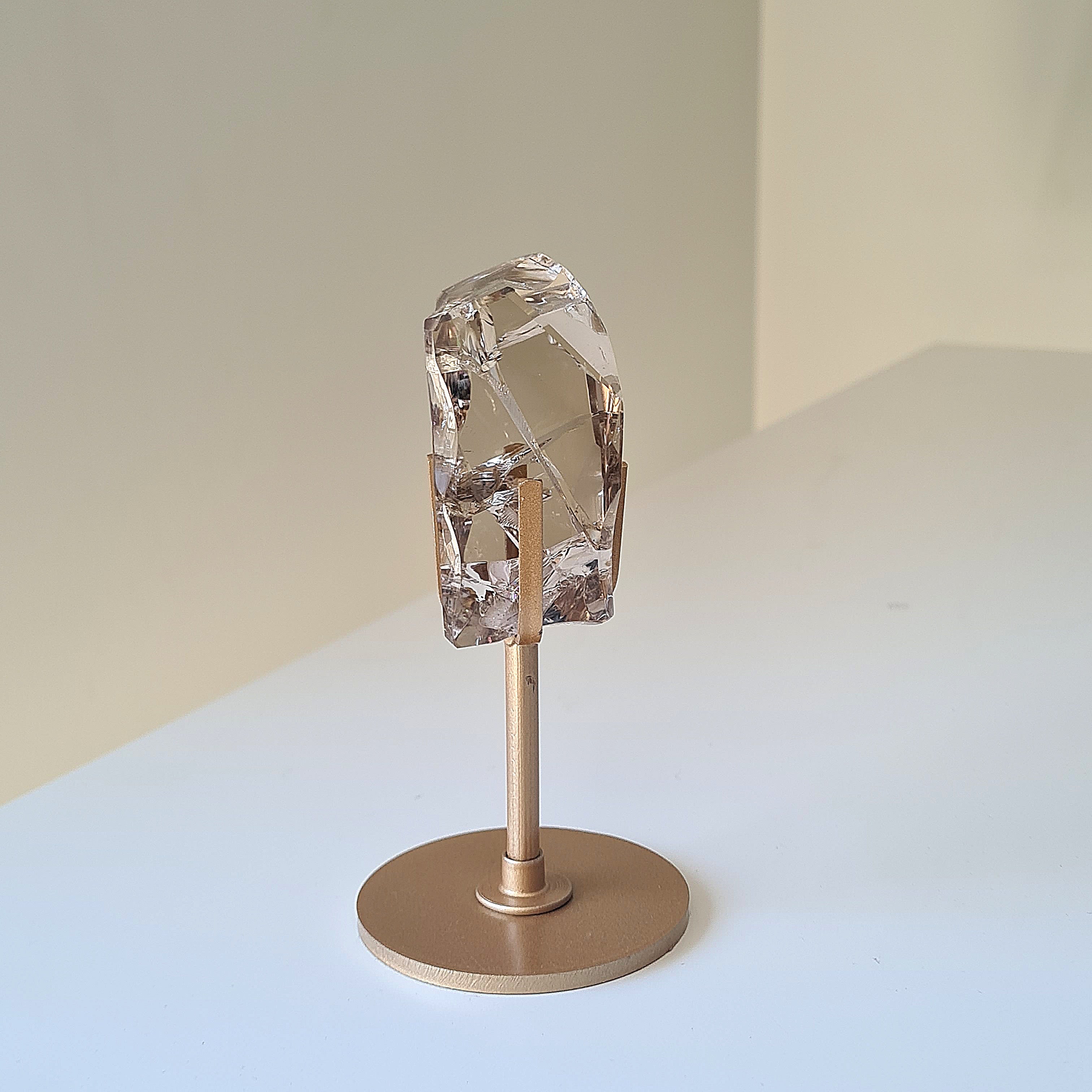 Gemmy Smokey Quartz on Custom Stand | Appx 6 cm