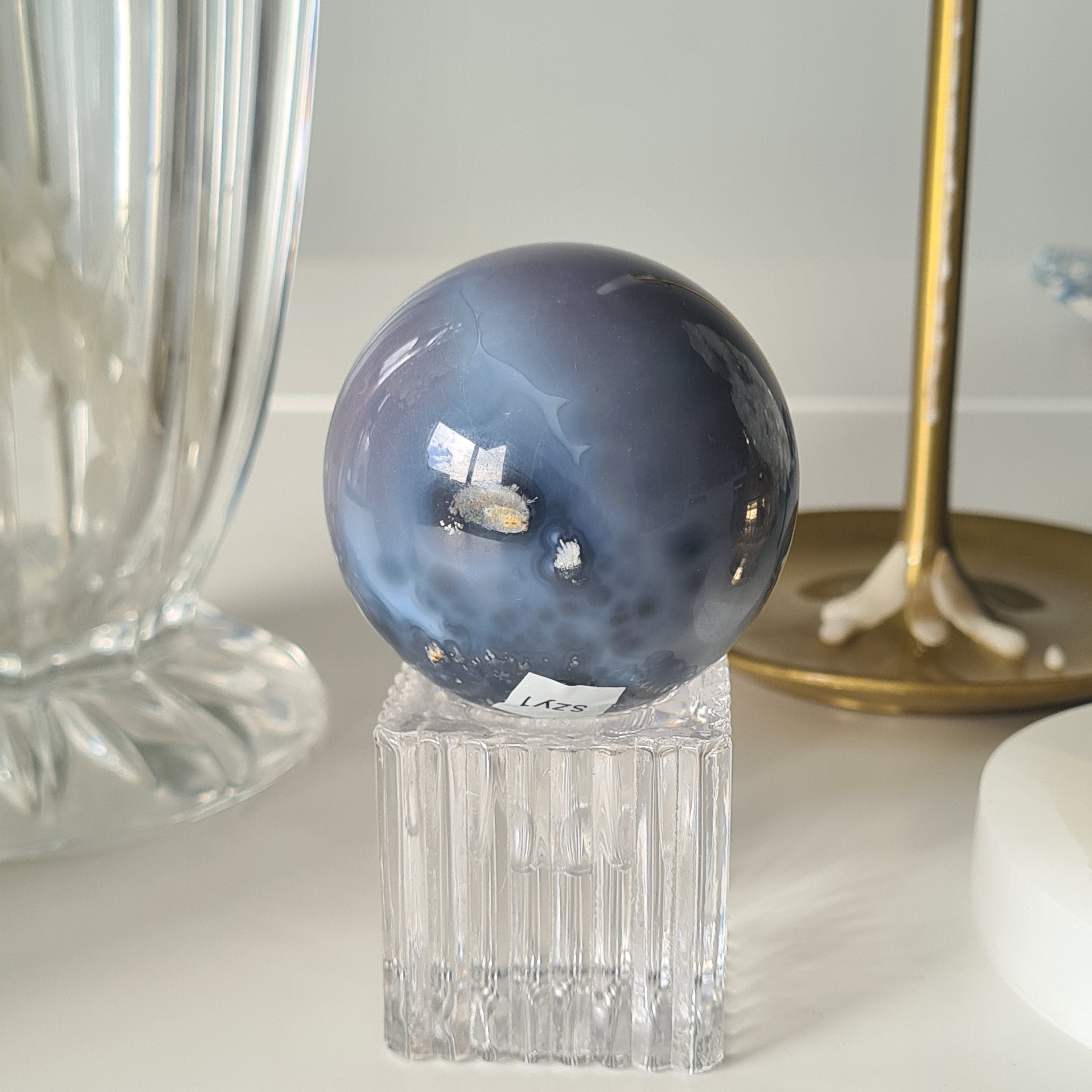 Swazi Agate Druzy Sphere | 5 cm