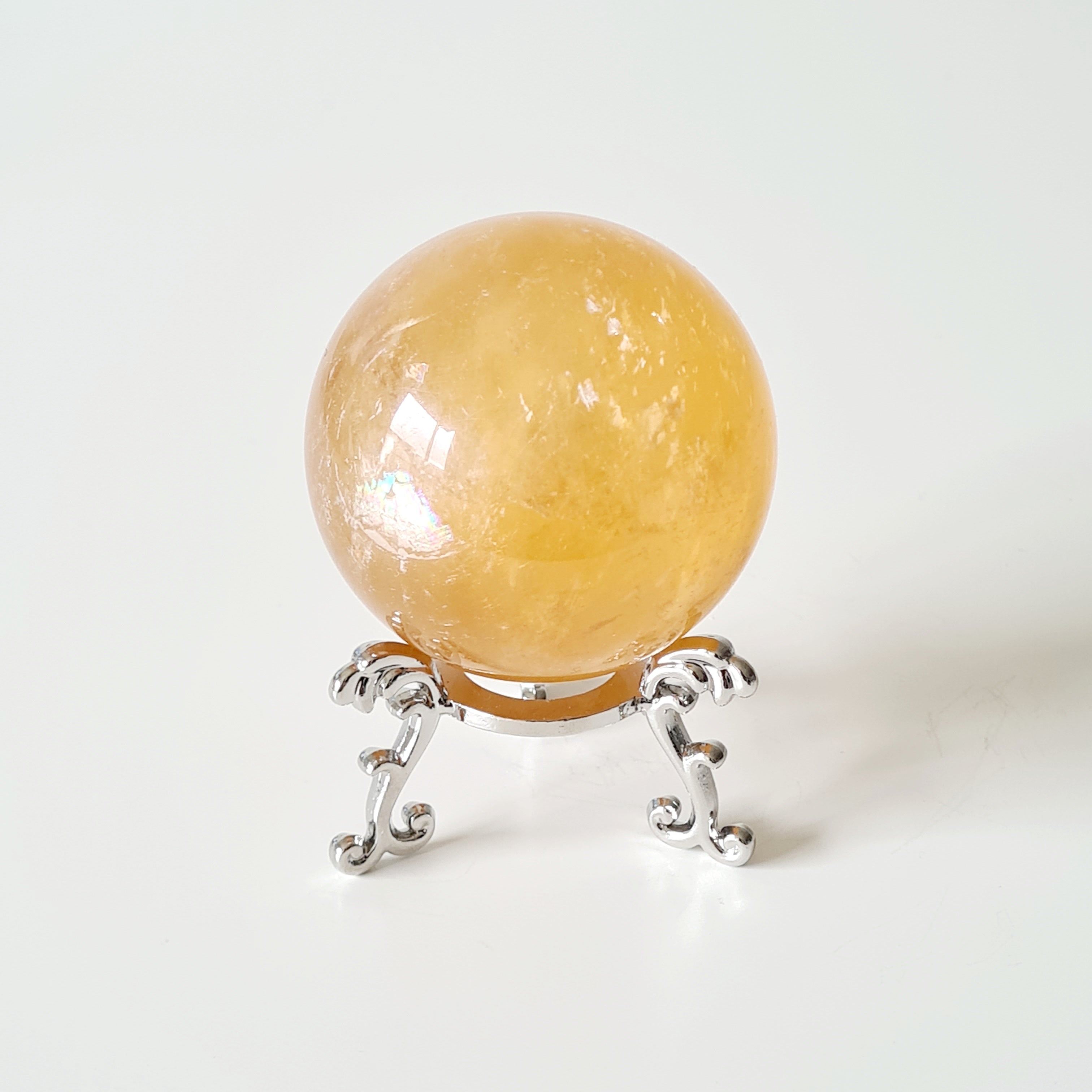 Honey Calcite Sphere | 200 g