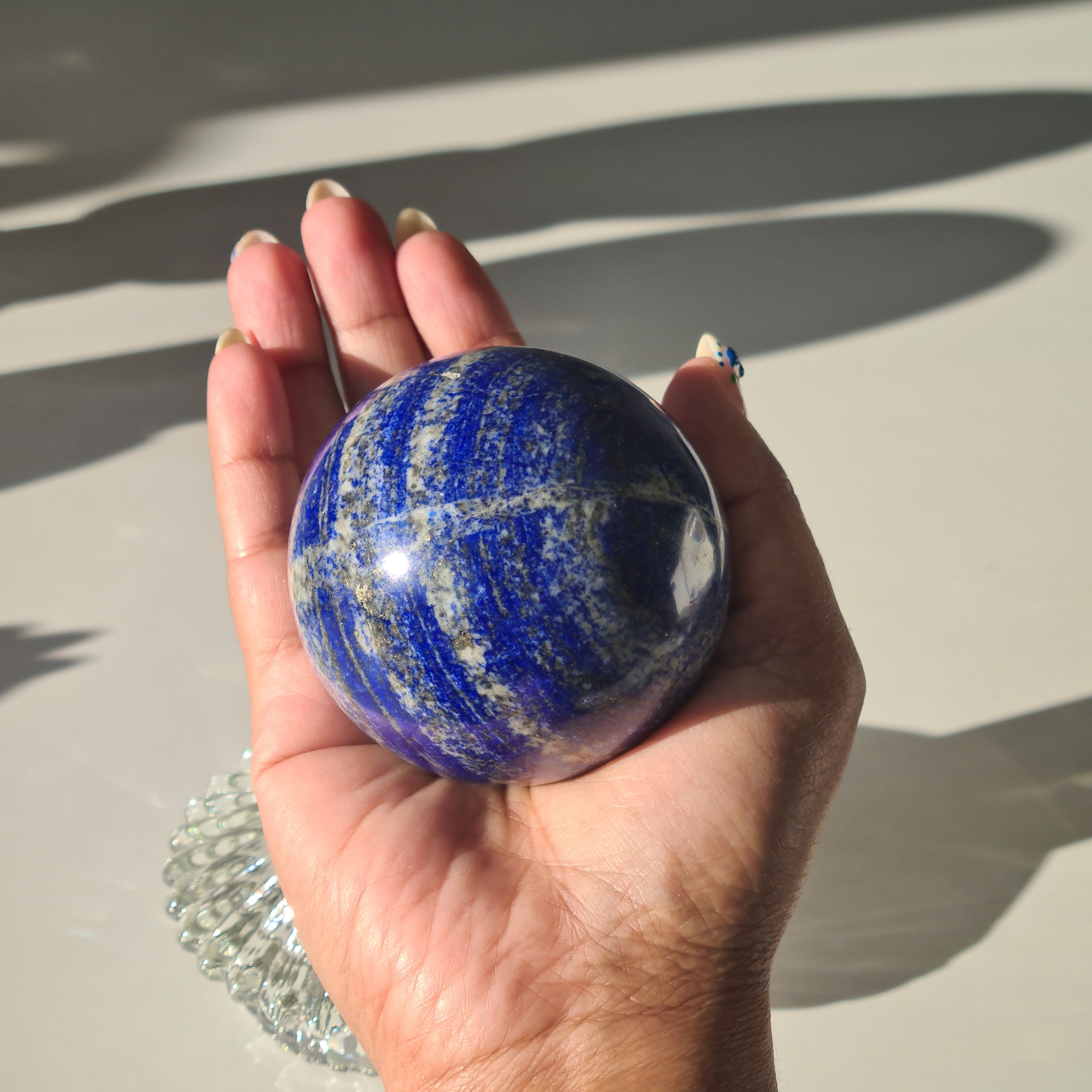 Lapis Lazuli Sphere with stand