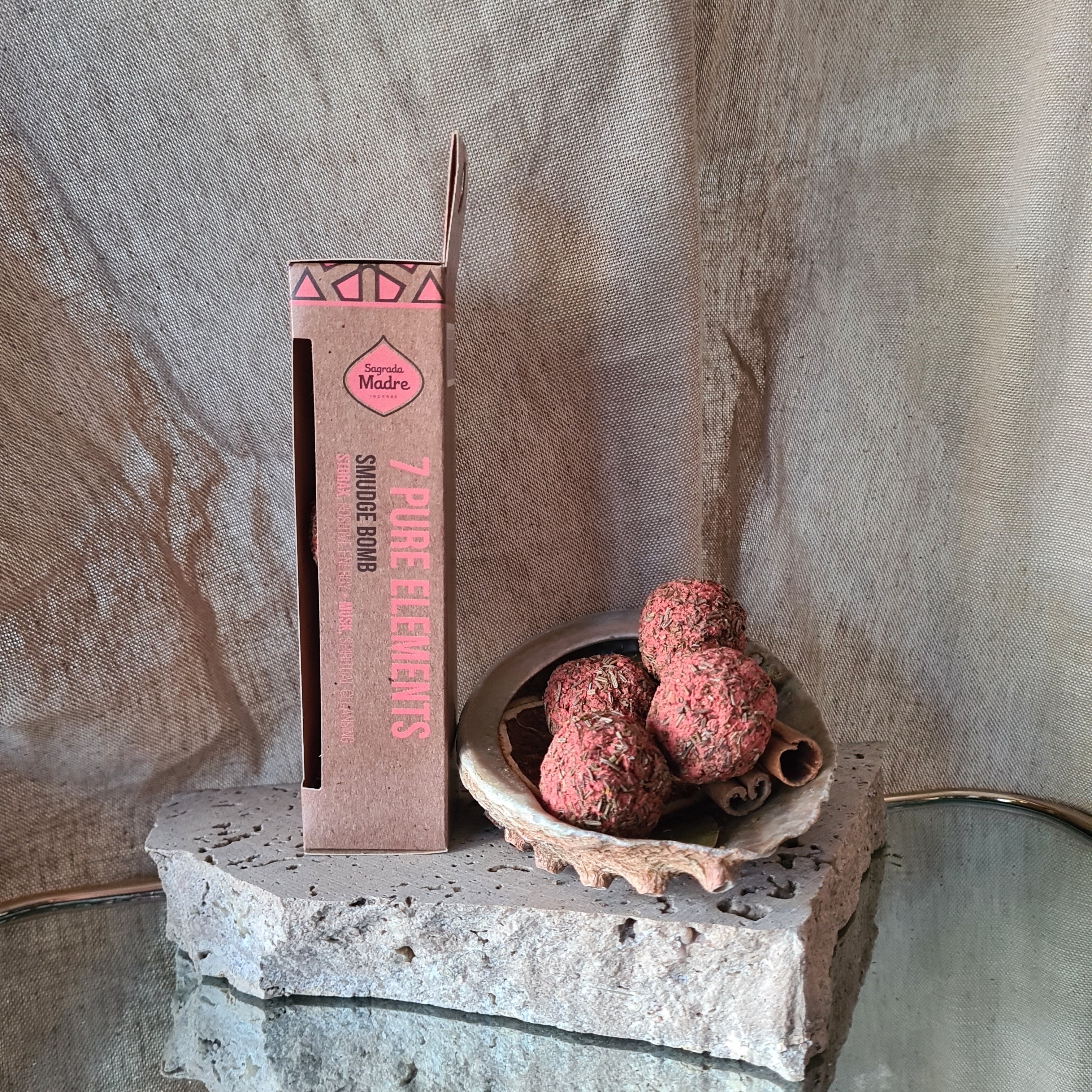 Cleanse & Purify | 7 Pure Elements | 4pcs Smudge Bomb