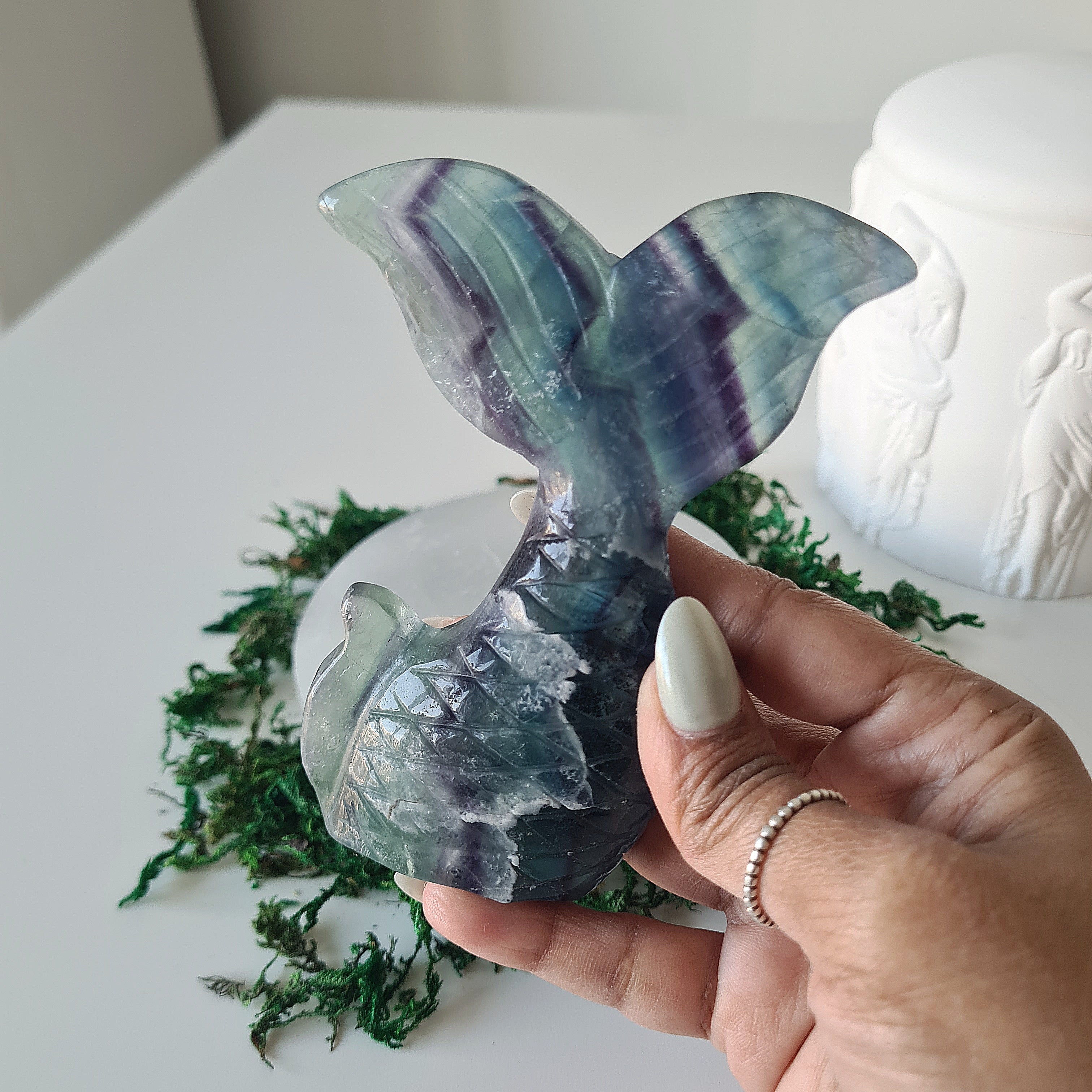 Siren & Mermaid Tail | 8 | Fluorite
