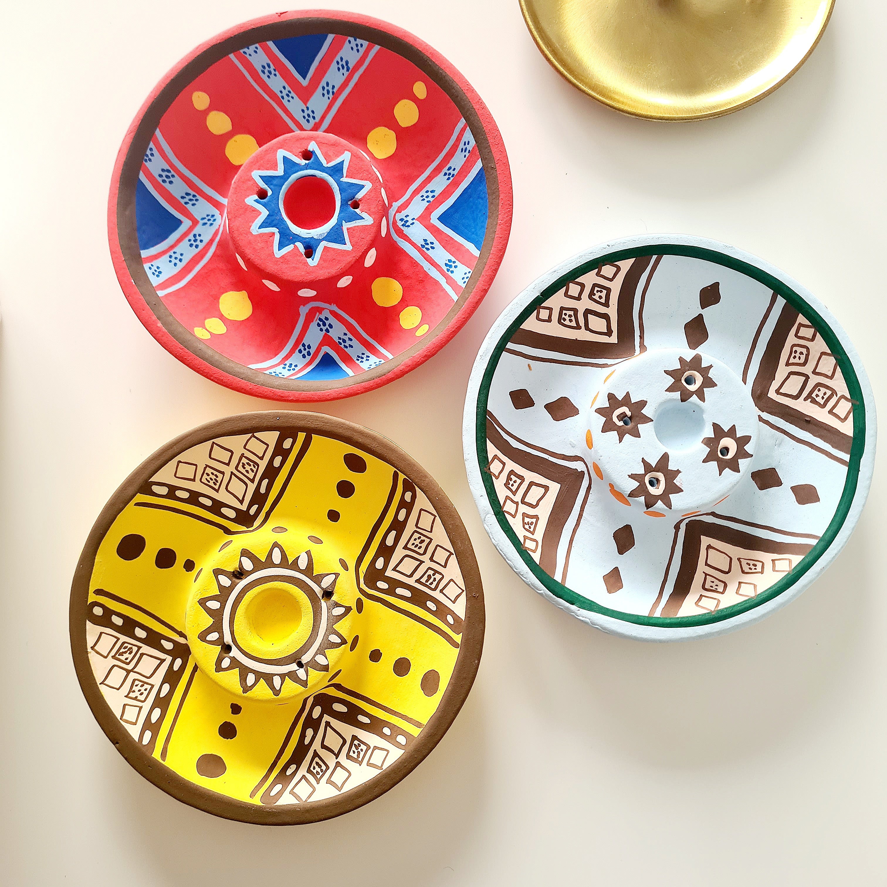 Hand-Painted Incense Burner | 1 Intuitively Chosen