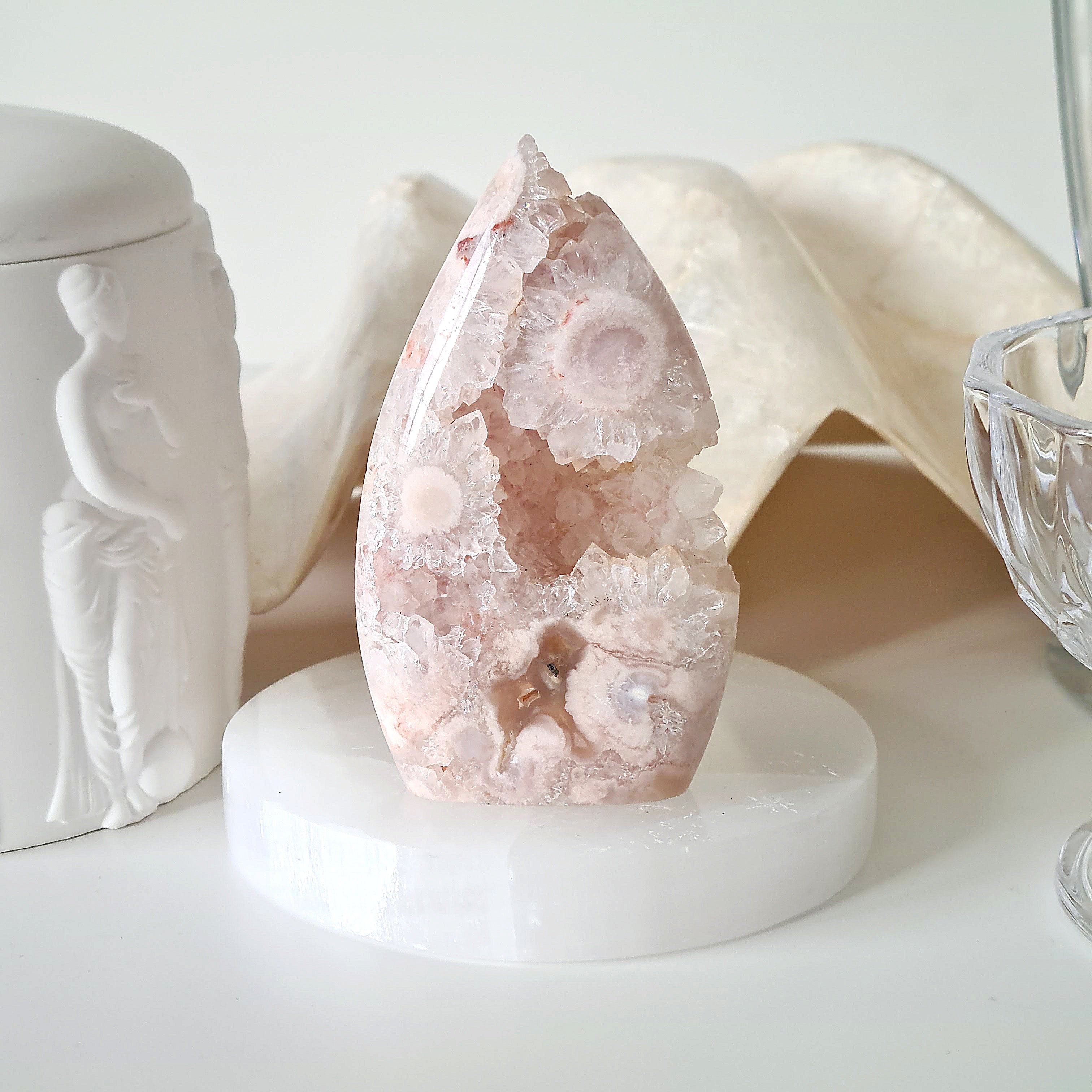 Flower Agate Pink Amethyst | D | 145 g