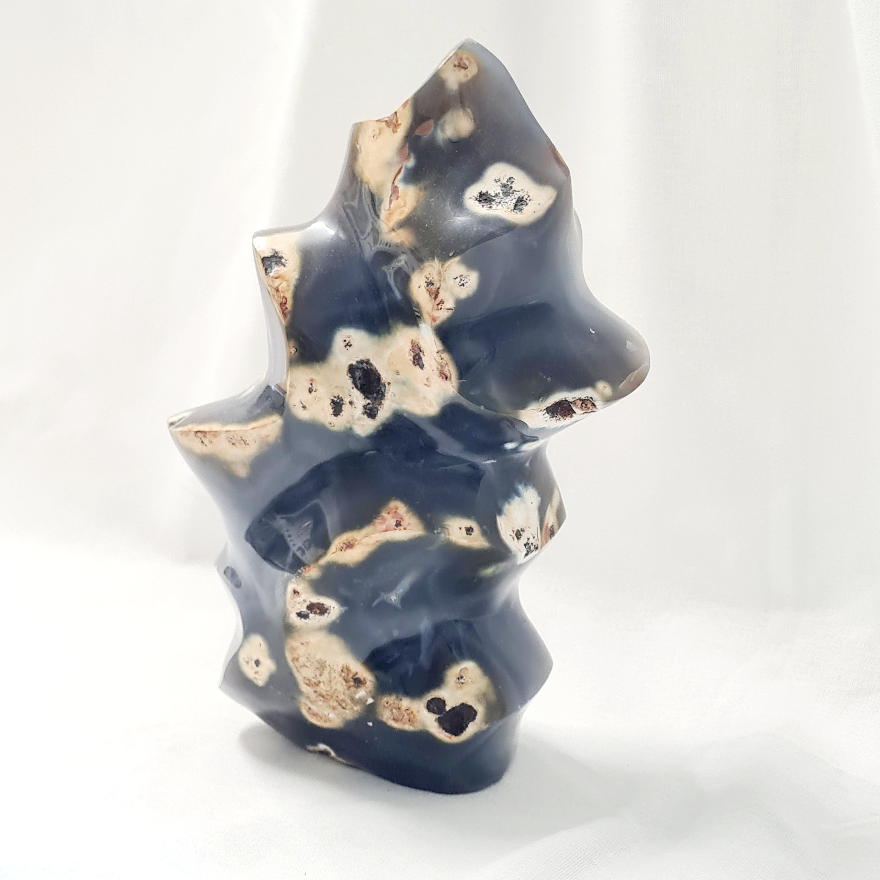 Orca Agate | Large Flame