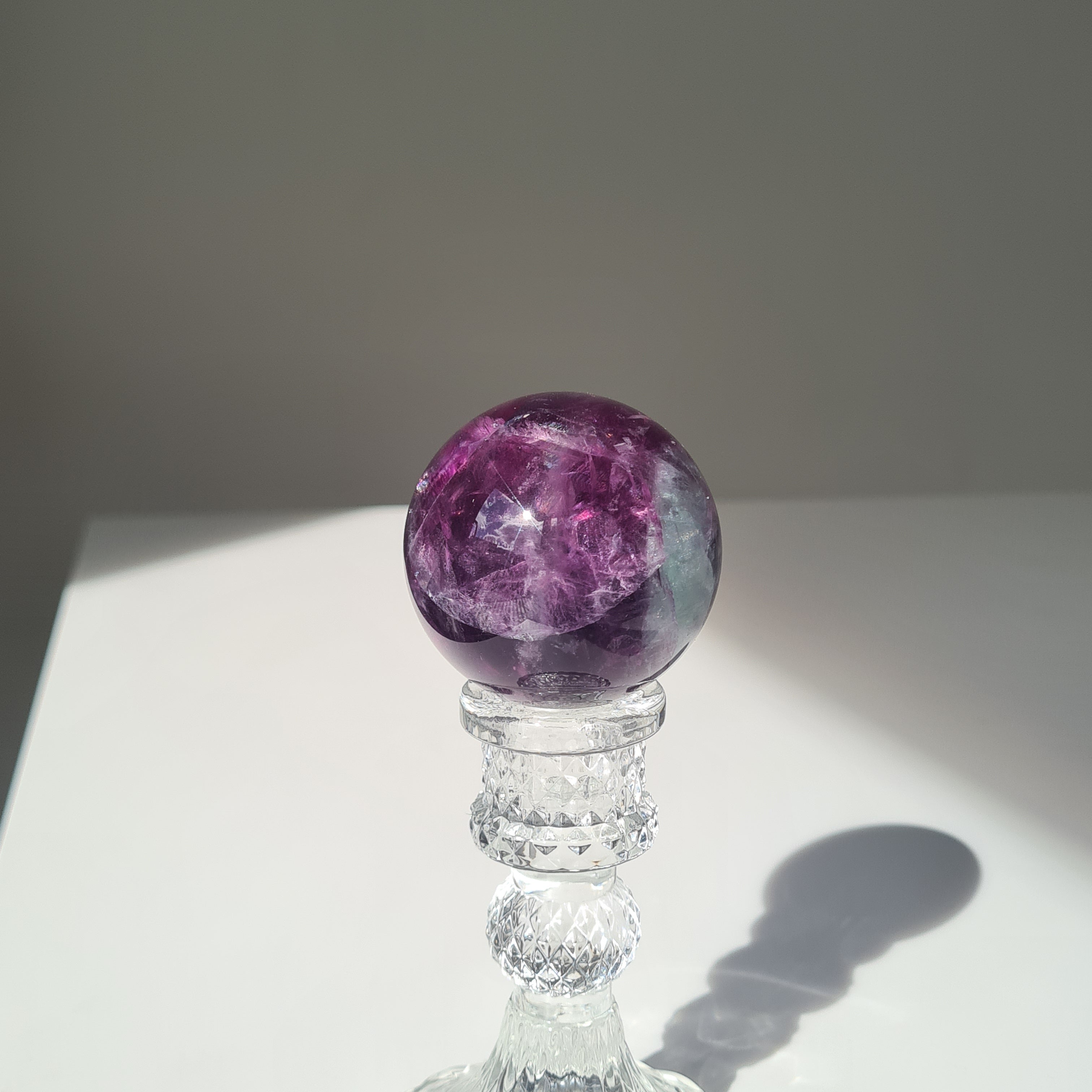 Intergalactic Fluorite with stand | F | 260 g | 5.4 cm