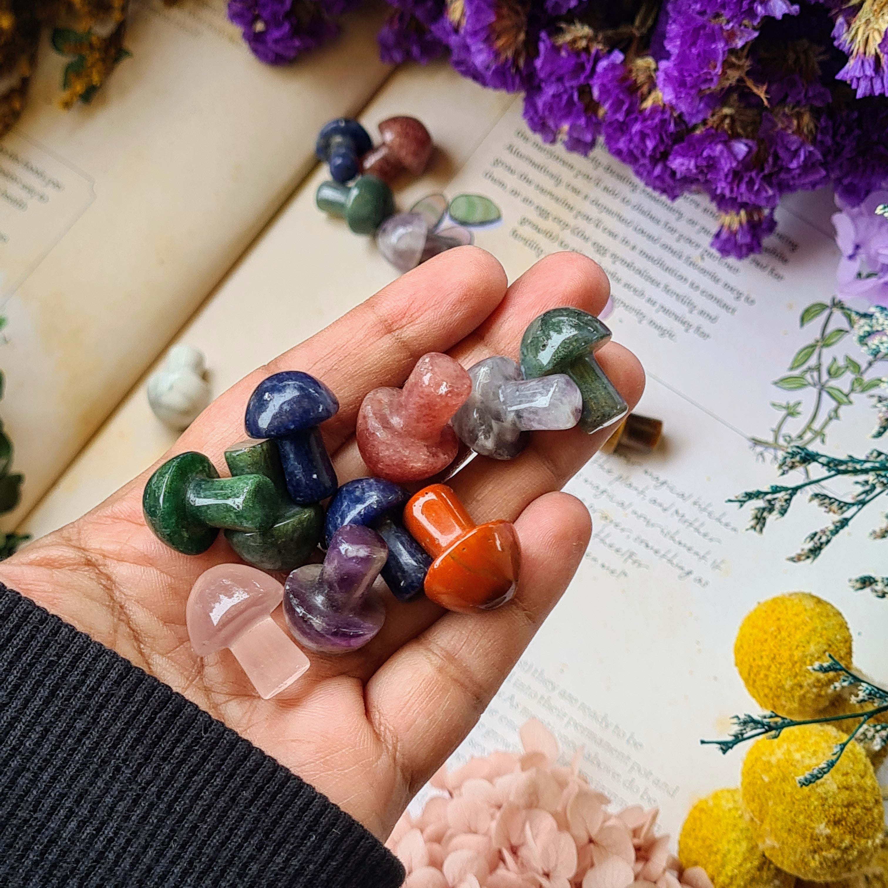Crystal Mushroom | 1 pc Intutively picked