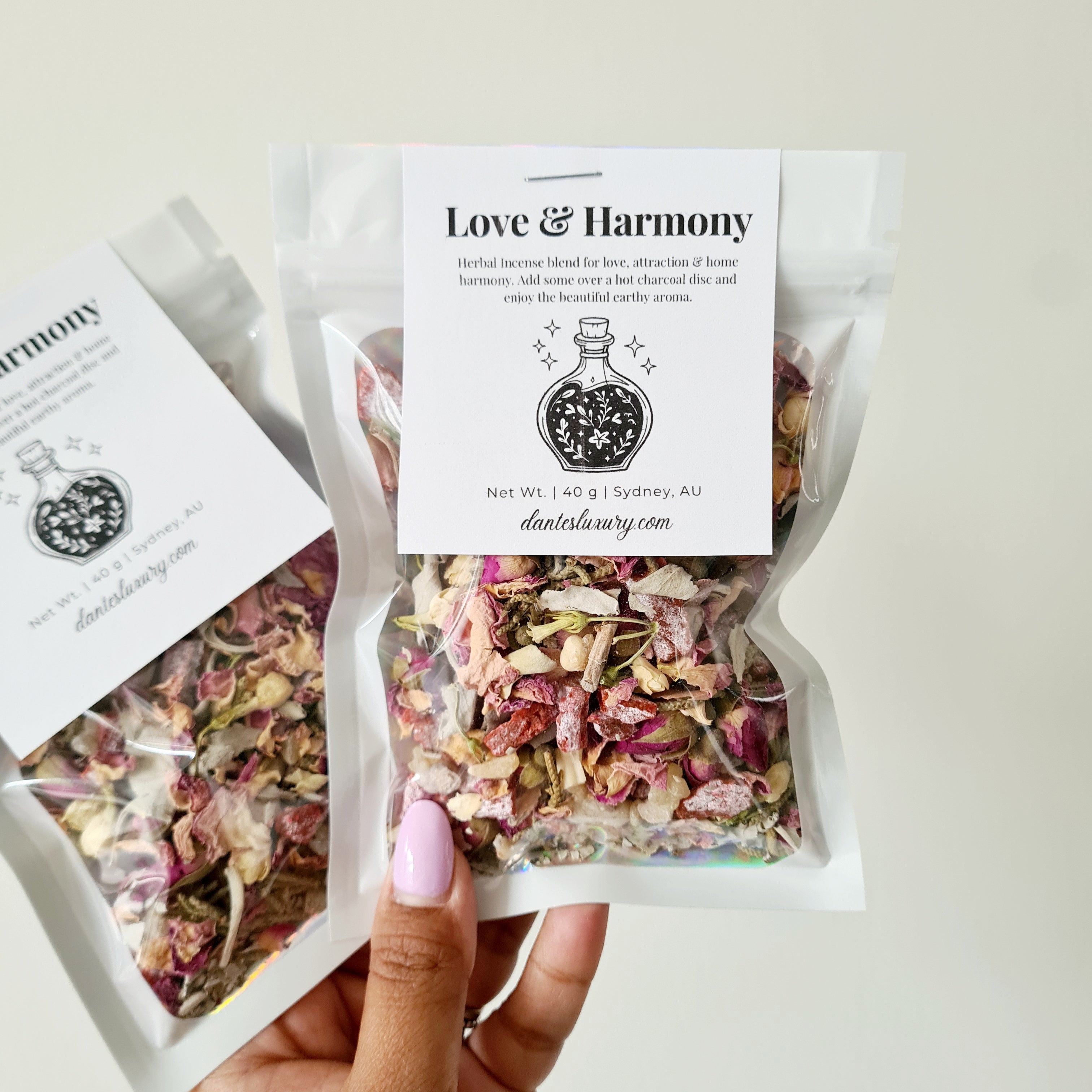 Love + Harmony Ritual Incense Blend – 40g