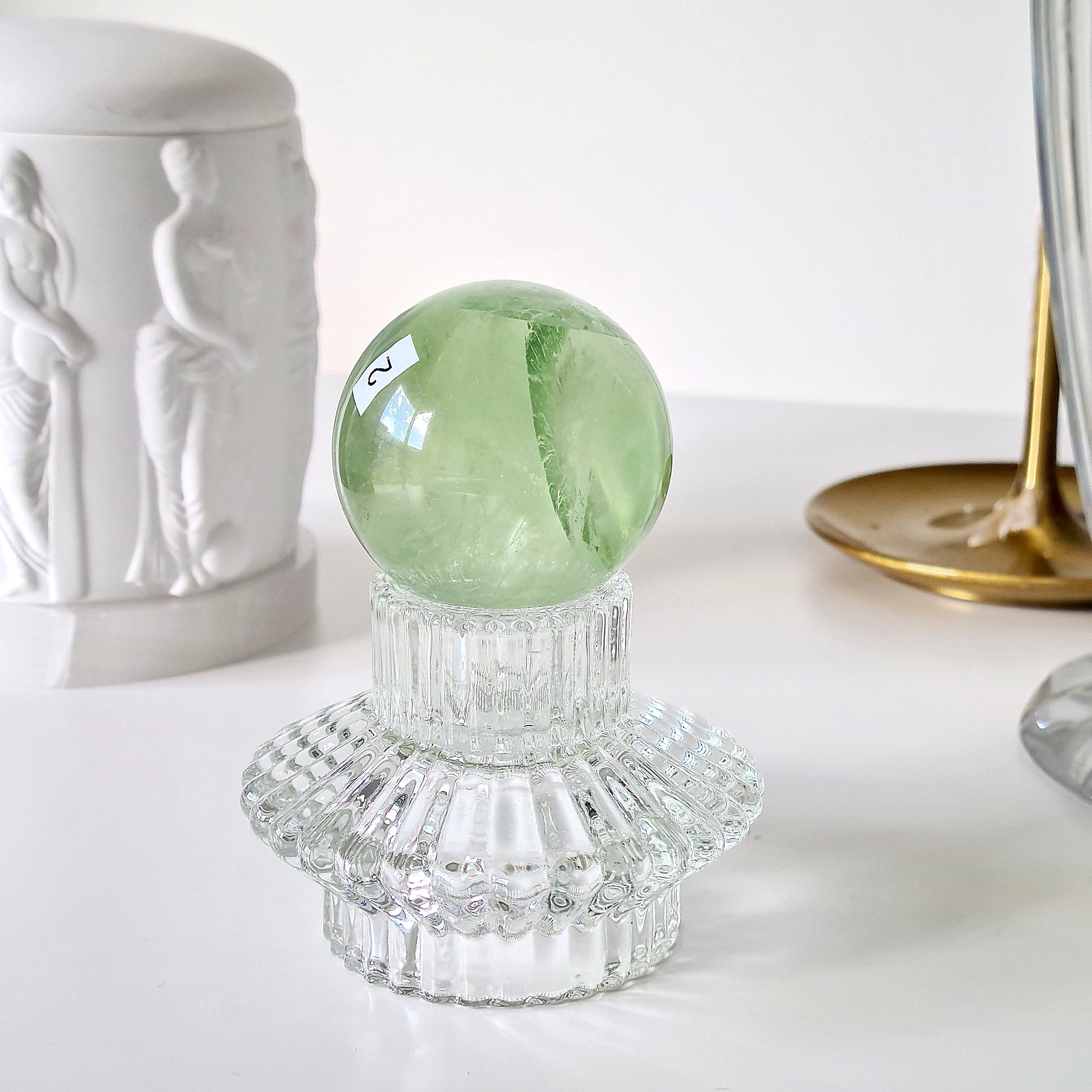 Fairy Dream Frozen Lake Fluorite with stand | 2