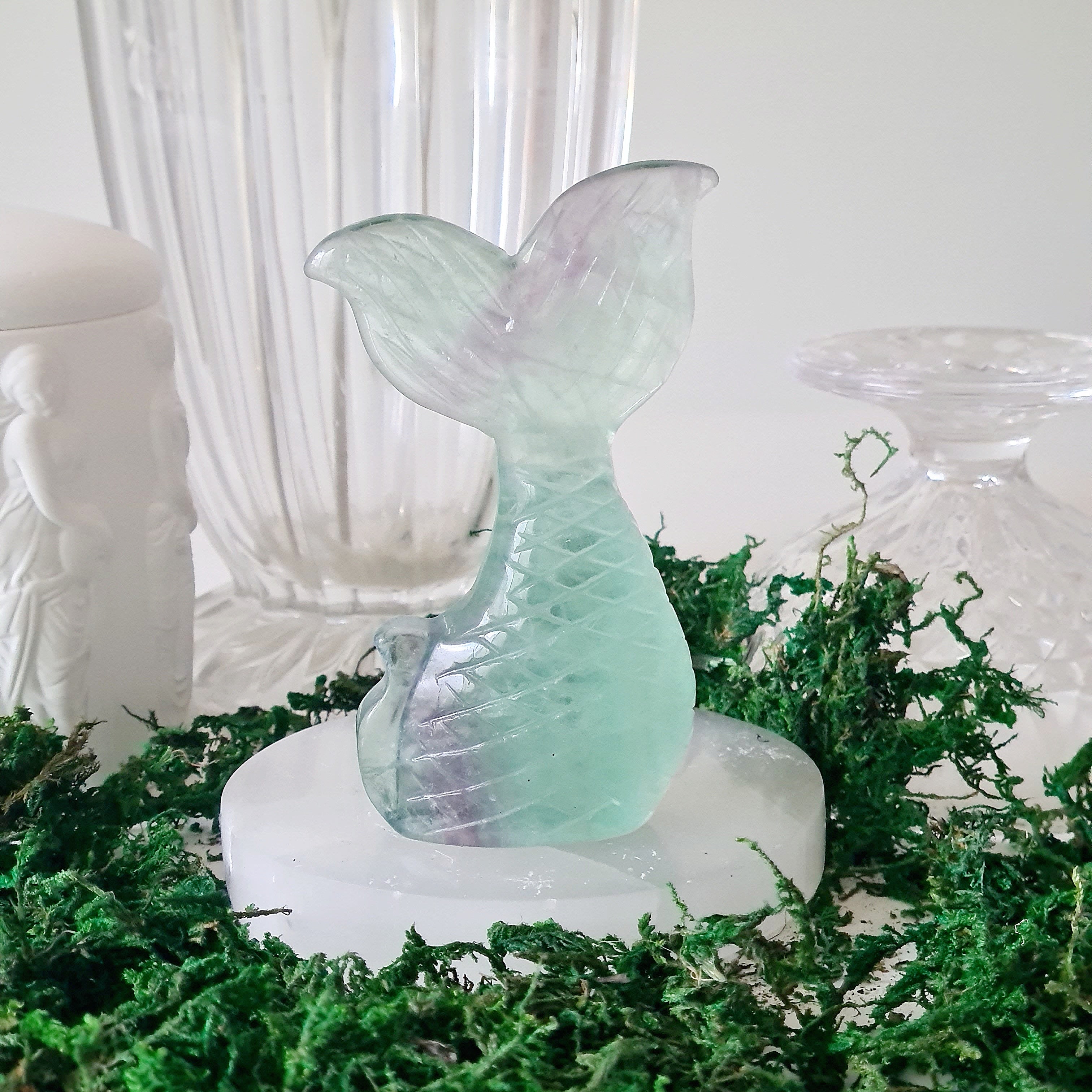 Siren & Mermaid Tail | Fluorite