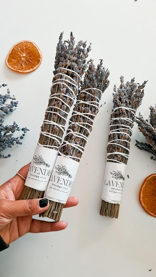 'Bad Juju Be Gone' Organic Lavender Smudge Stick