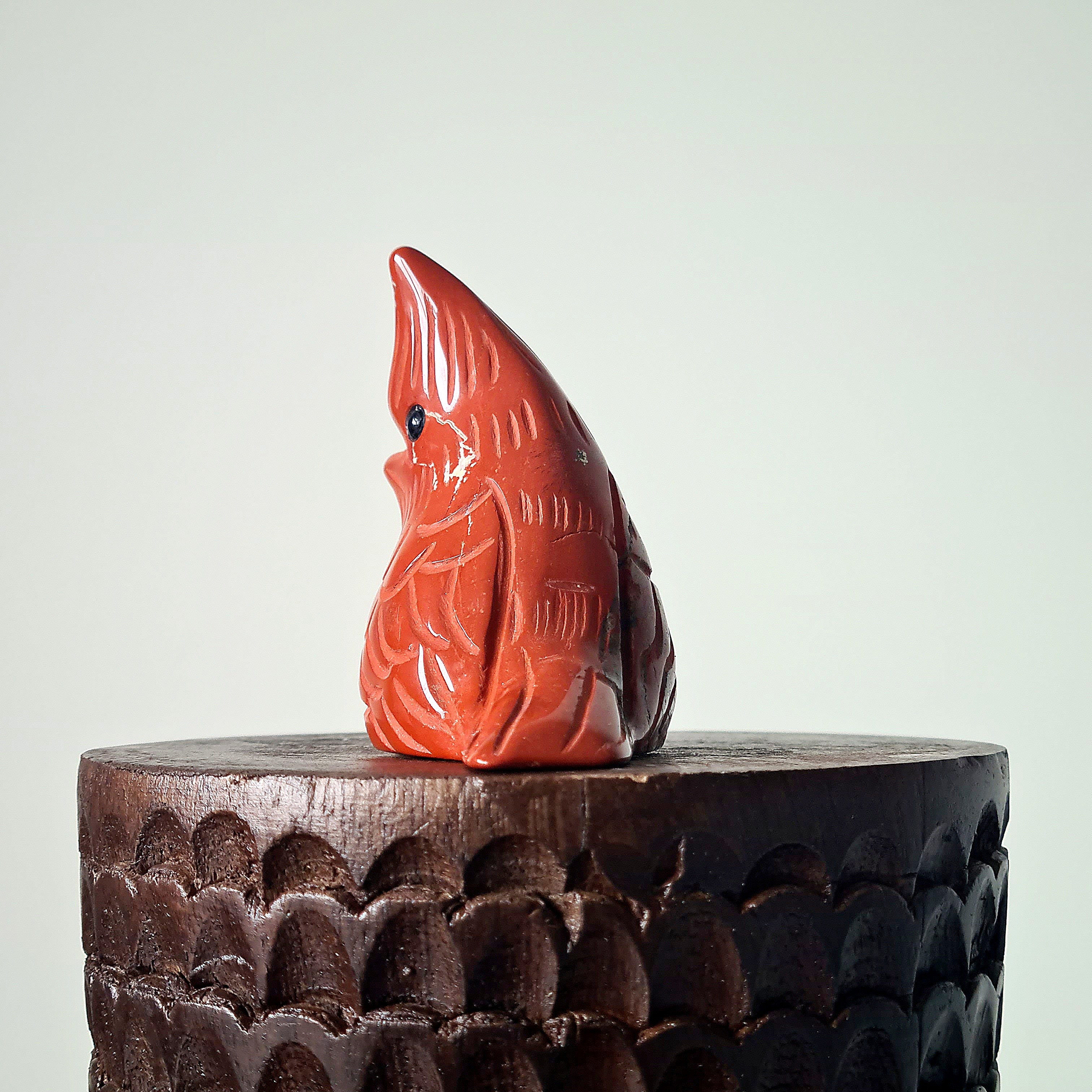 Red Jasper Cardinal | A | 6 cm tall
