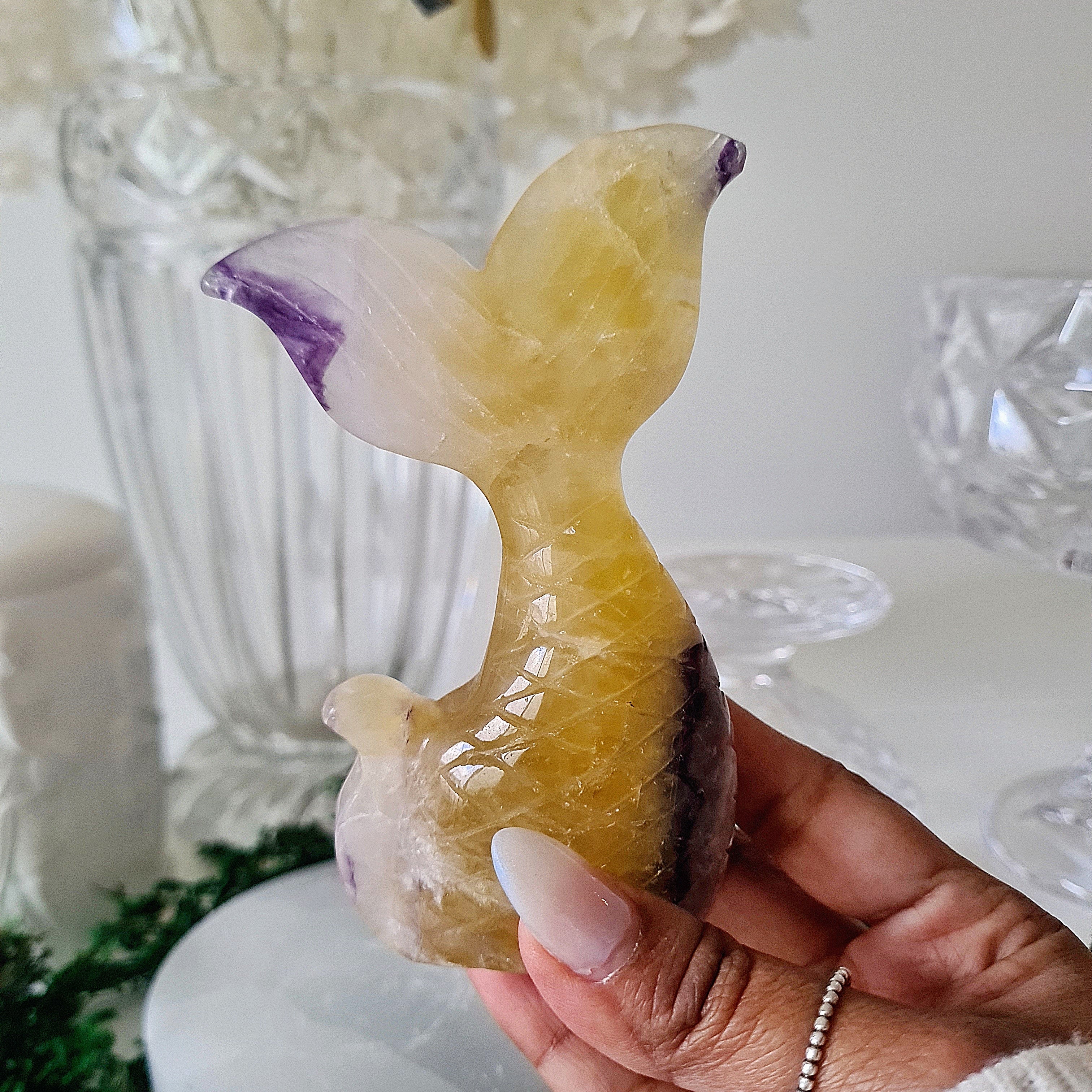 Siren & Mermaid Tail | Fluorite