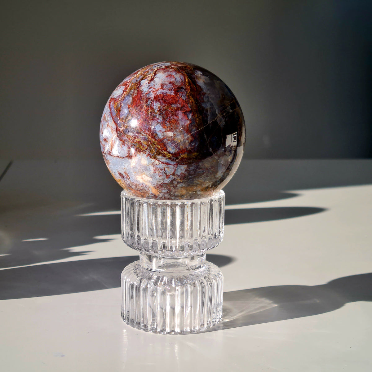 Pietersite Sphere On Stand | B