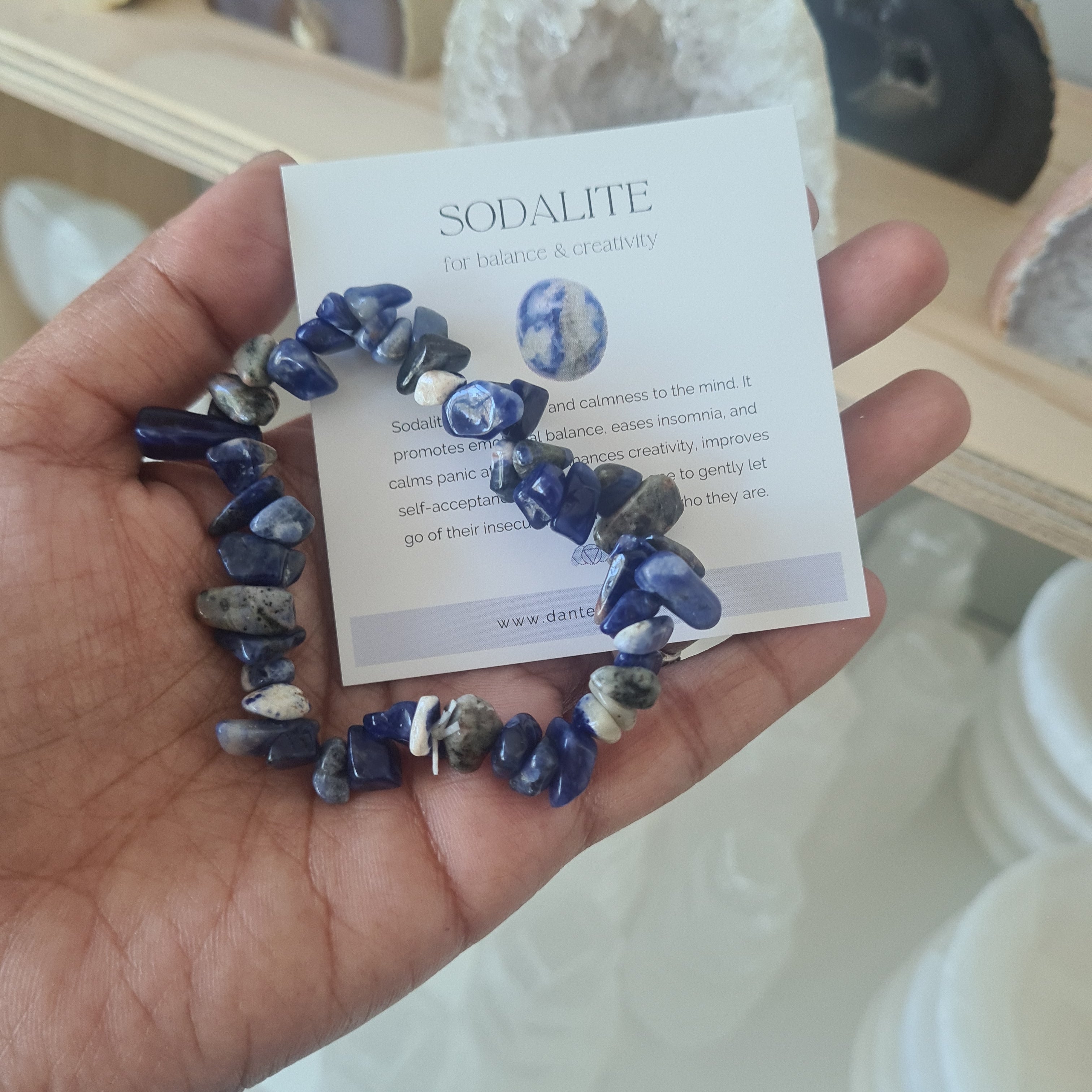 Confidence | Sodalite Crystal Chips Bracelet